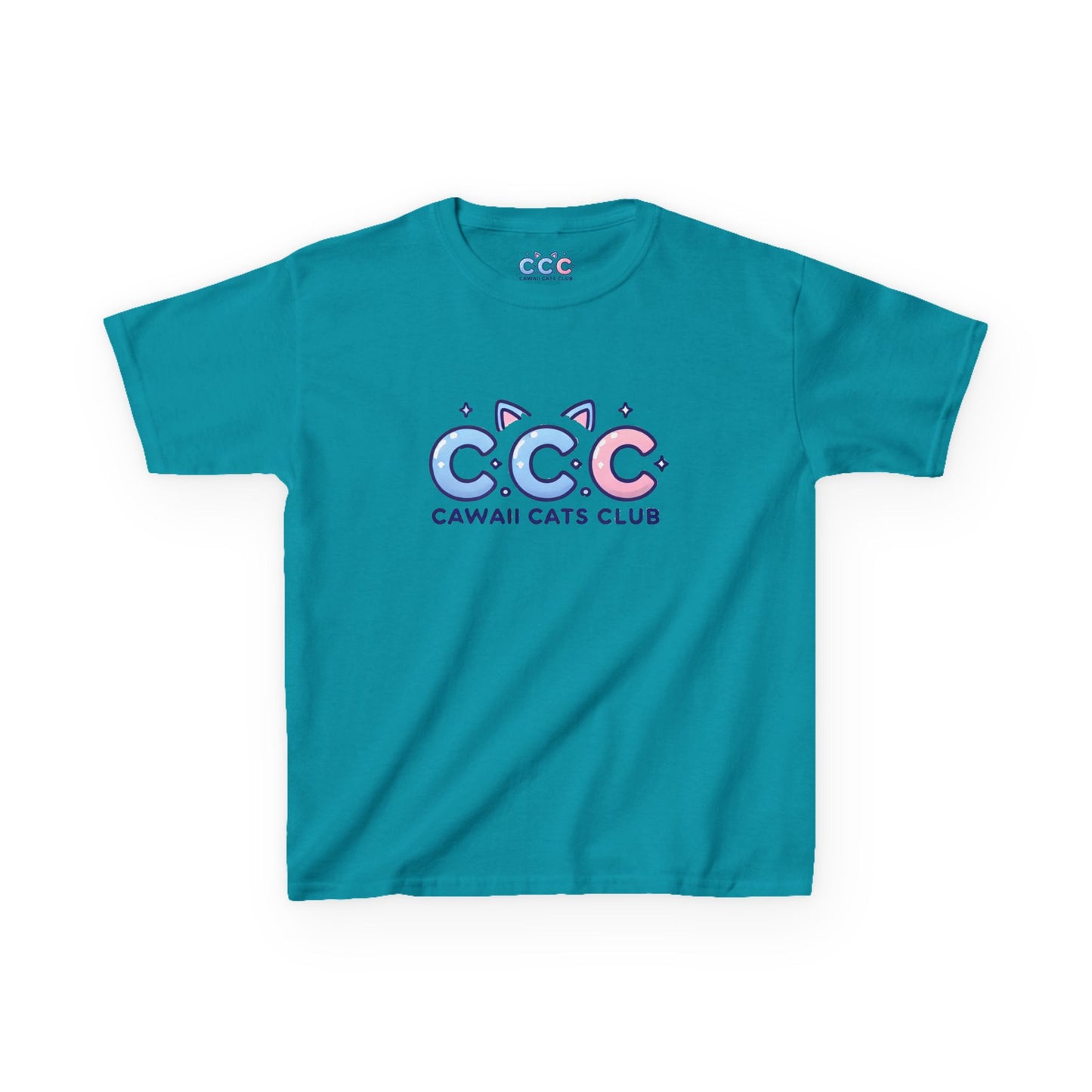 Cawaii Cats Club Kids Tee – Fun & Playful Cotton Shirt for Cat Lovers