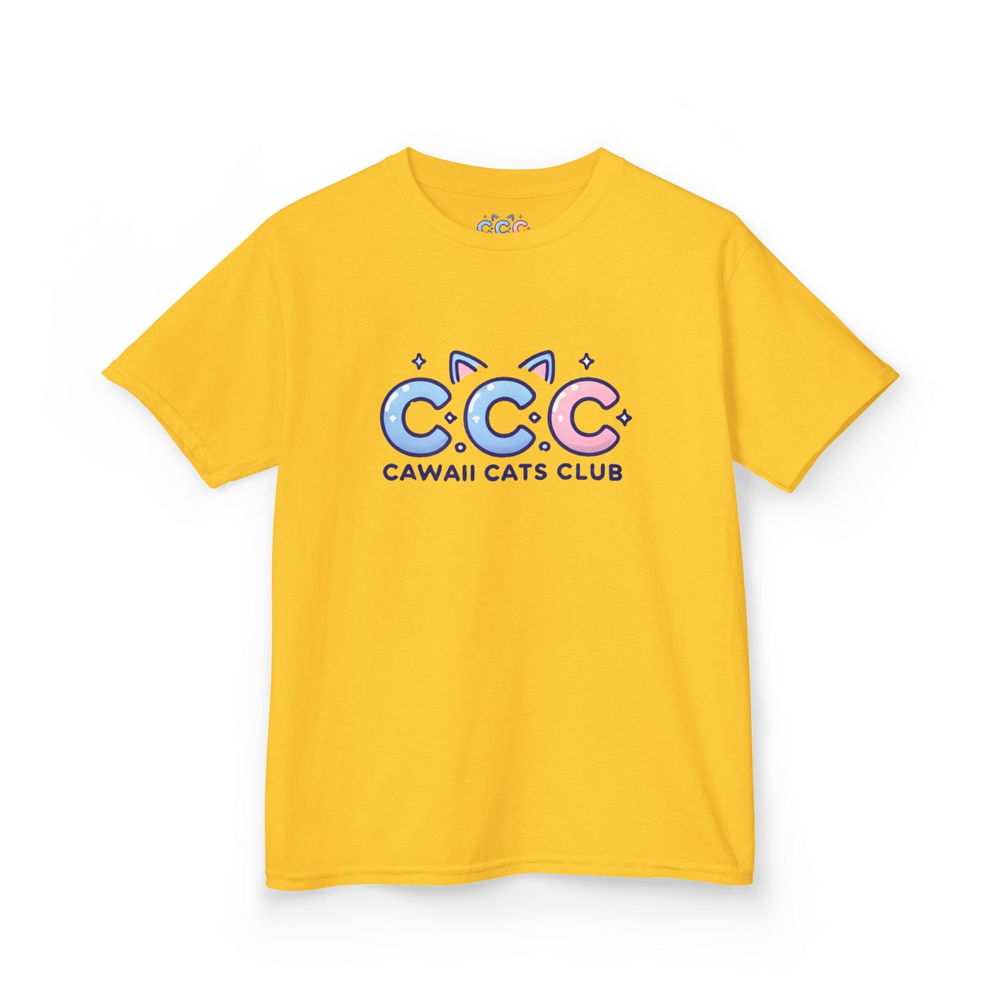 Cawaii Cats Club Kids Tee – Fun & Playful Cotton Shirt for Cat Lovers