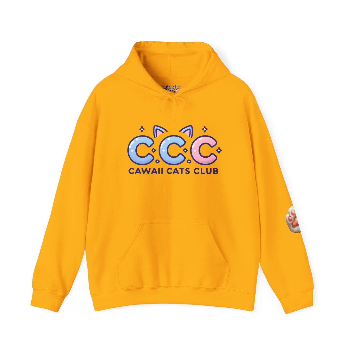 Cawaii Cats Club Hoodie – Cozy Unisex Sweatshirt for Cat Lovers