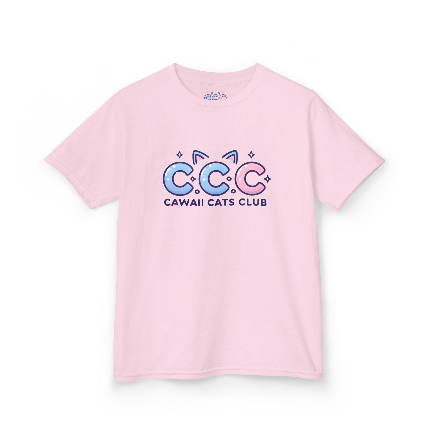 Cawaii Cats Club Kids Tee – Fun & Playful Cotton Shirt for Cat Lovers