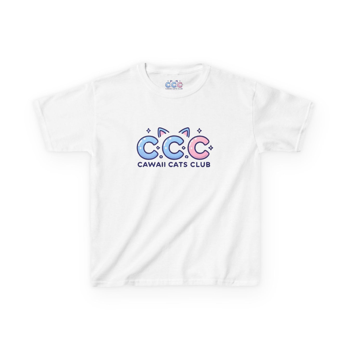 Cawaii Cats Club Kids Tee – Fun & Playful Cotton Shirt for Cat Lovers