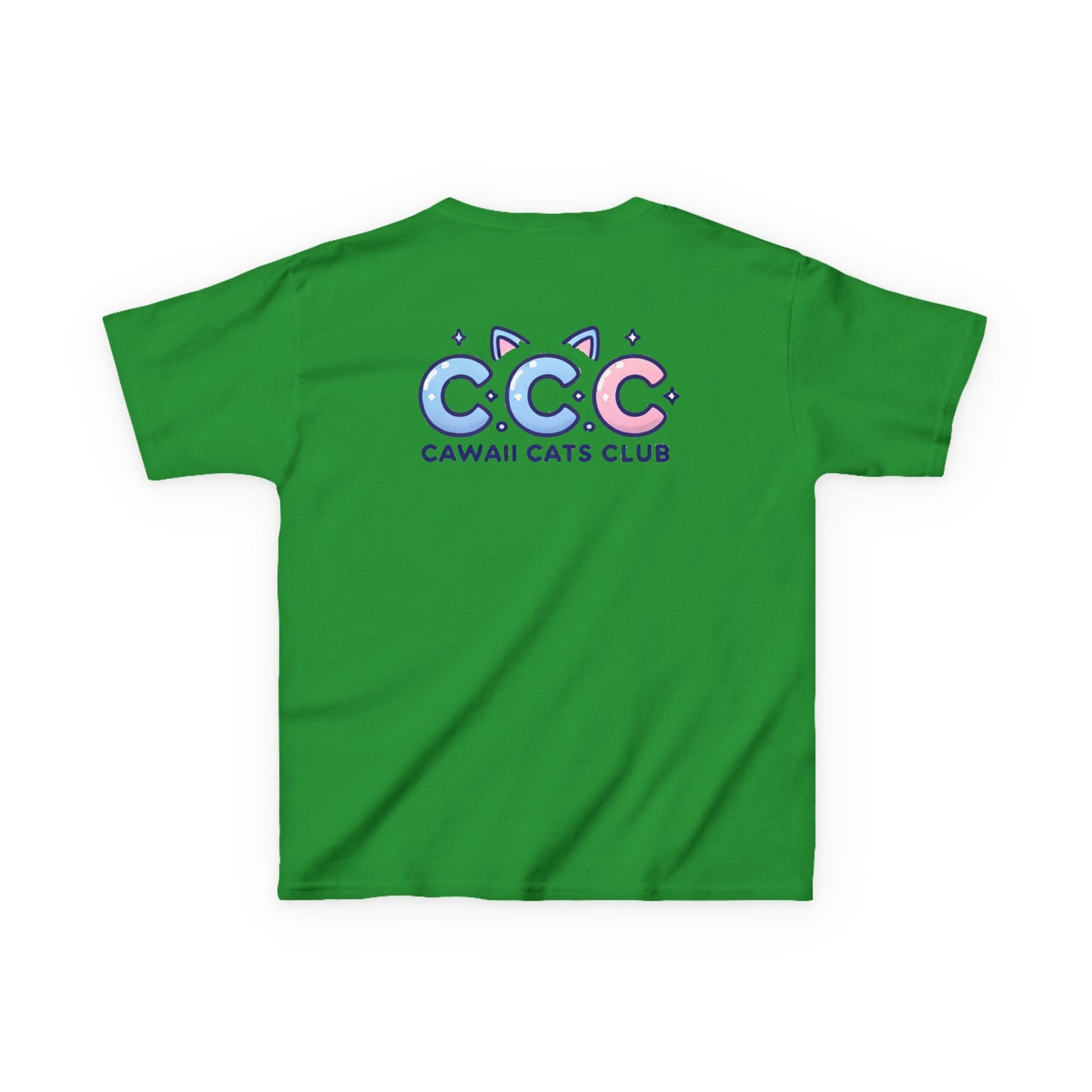 Cawaii Cats Club Kids Tee - Cute Cat Theme Cotton T-Shirt