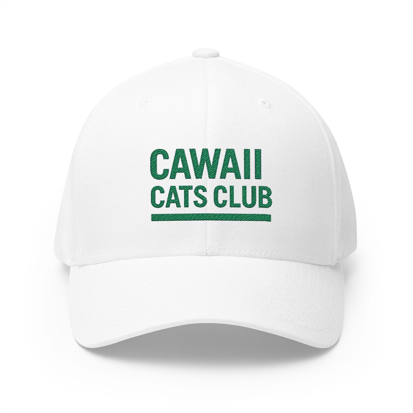 Cawaii Cats Club Embroidered Cap - Cute Cat Lovers Hat