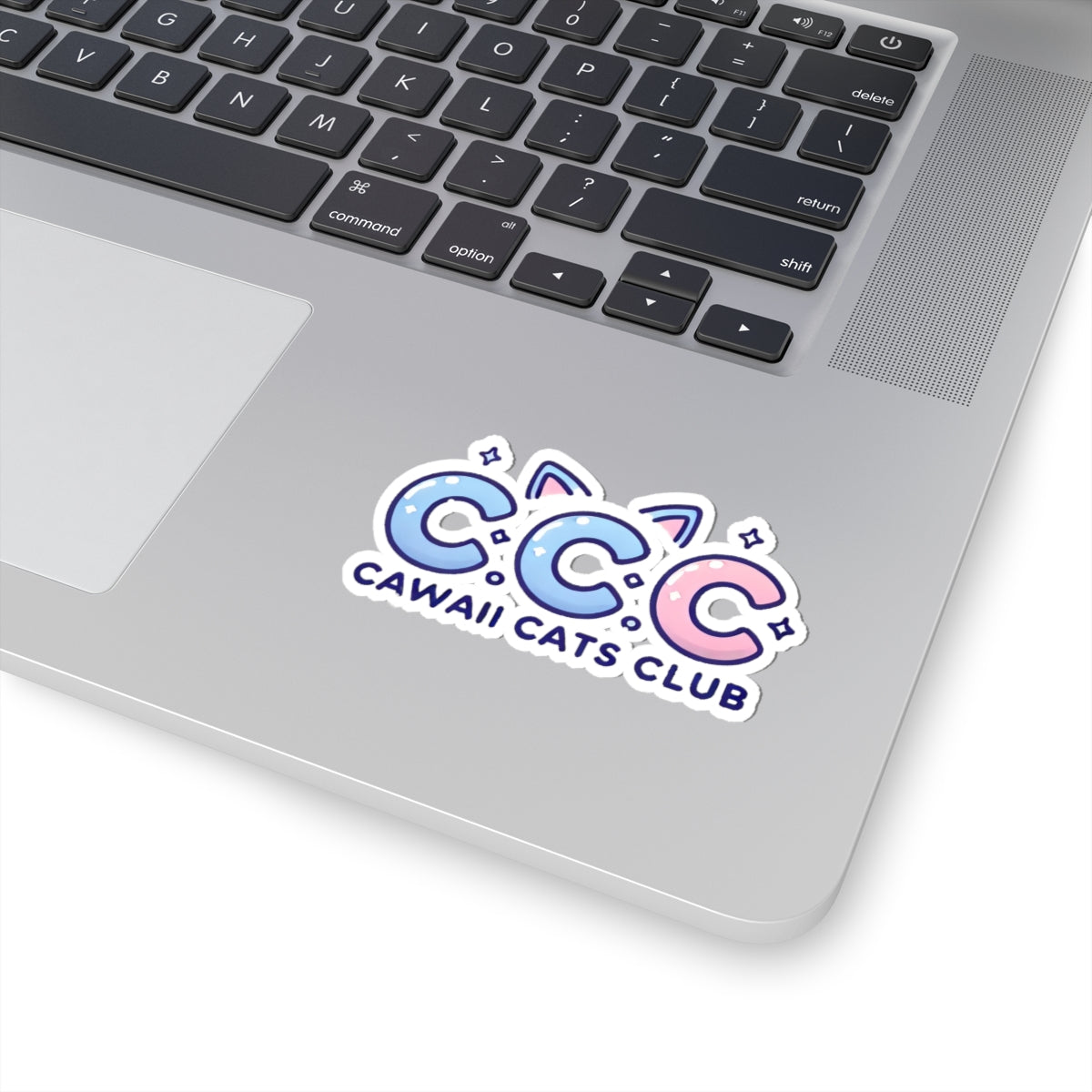 Cawaii Cats Club Kiss-Cut Stickers - Fun Vinyl Decals for Cat Lovers