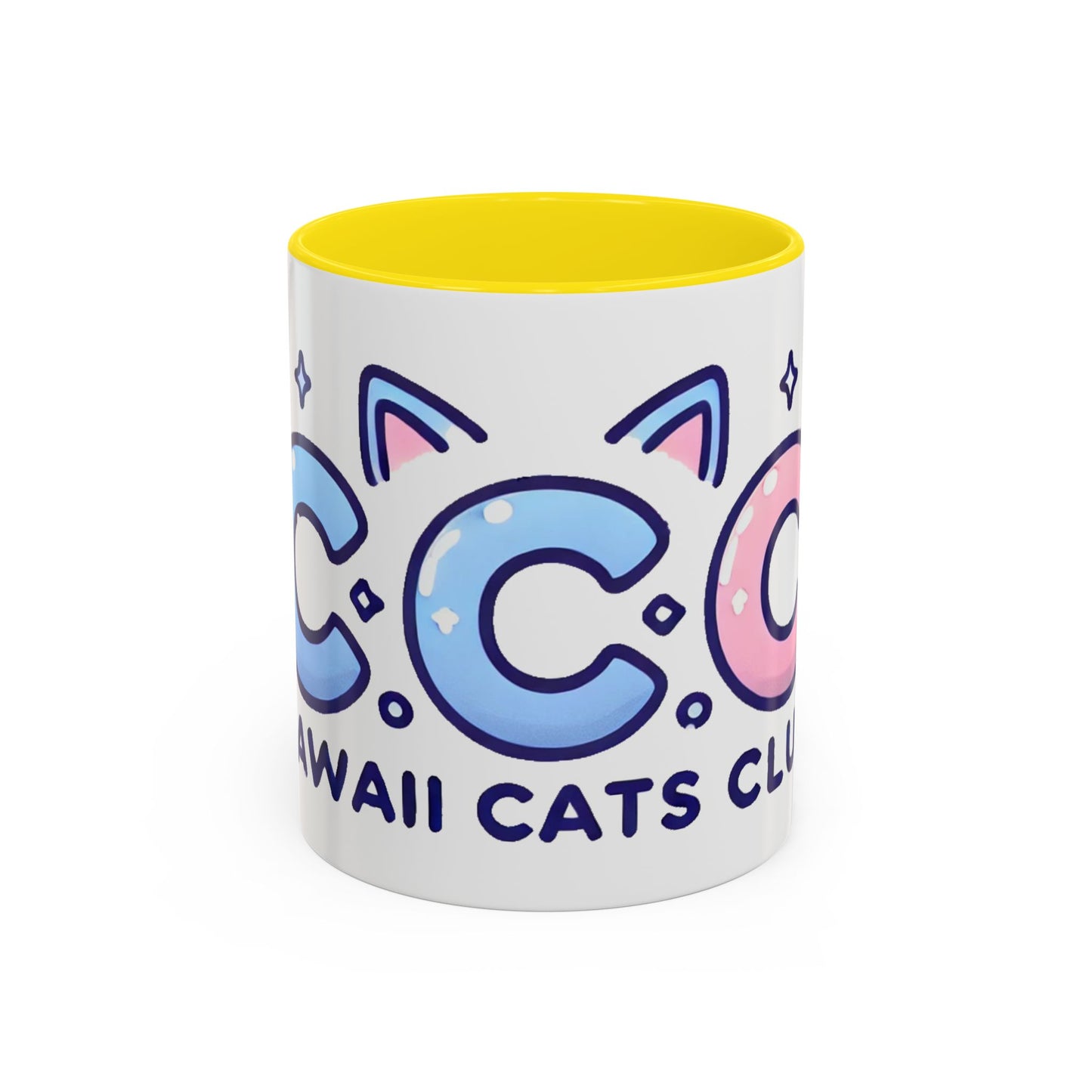 Cute Kawaii Cats Club Coffee Mug - Fun 11oz & 15oz Accent Mugs for Cat Lovers