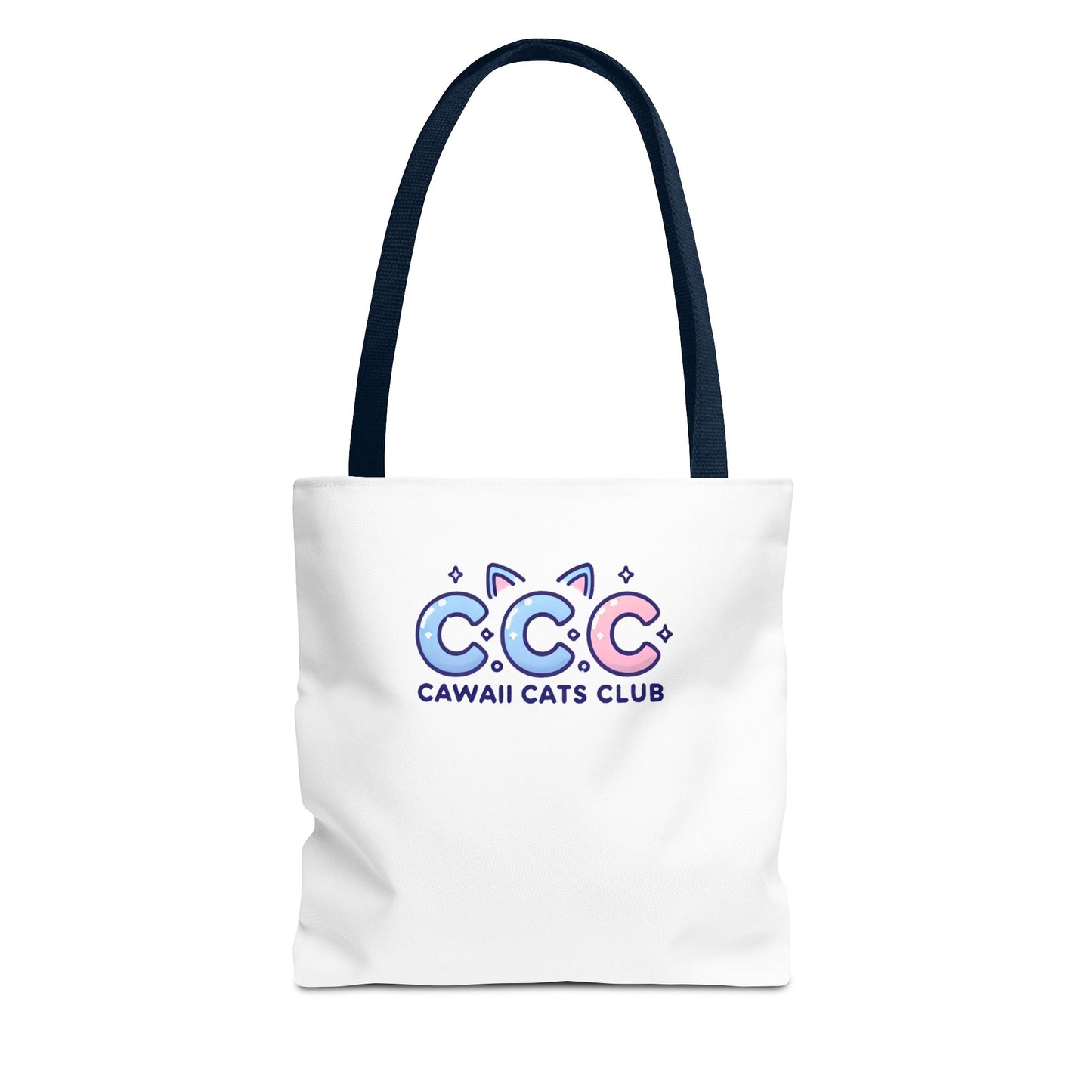 Cawaii Cats Club Tote Bag - Cute Cat Lover's Carryall