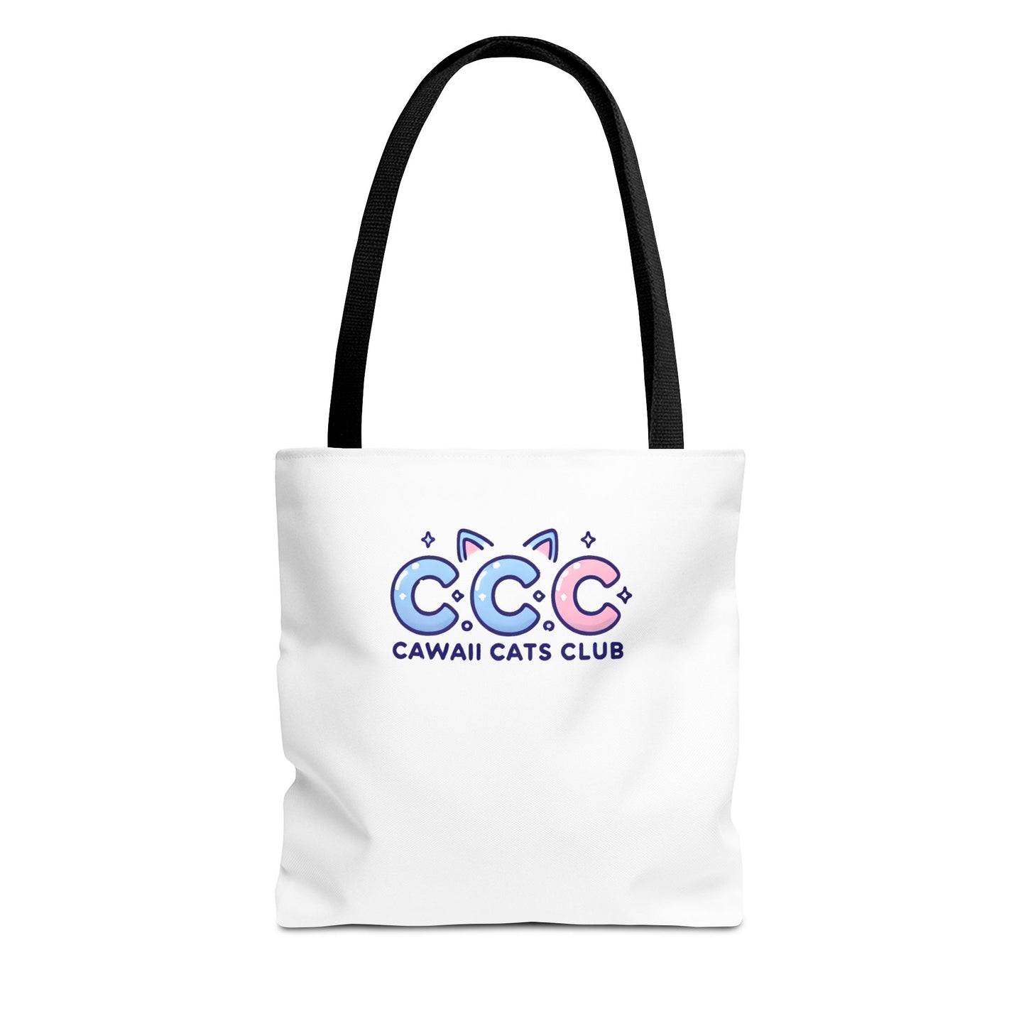 Cawaii Cats Club Tote Bag - Cute Cat Lover's Carryall