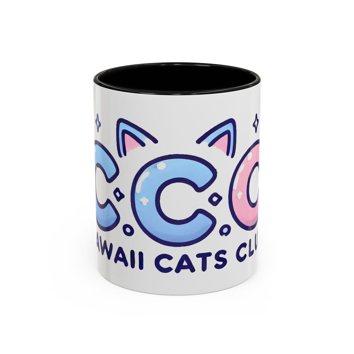 Cute Kawaii Cats Club Coffee Mug - Fun 11oz & 15oz Accent Mugs for Cat Lovers