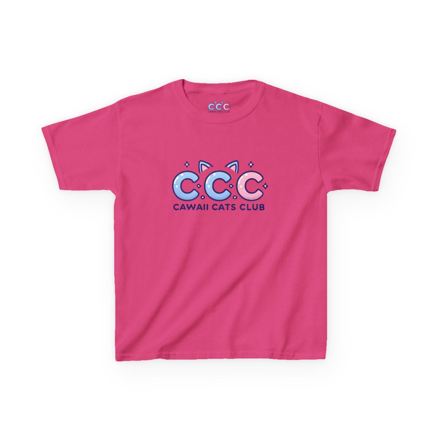 Cawaii Cats Club Kids Tee – Fun & Playful Cotton Shirt for Cat Lovers