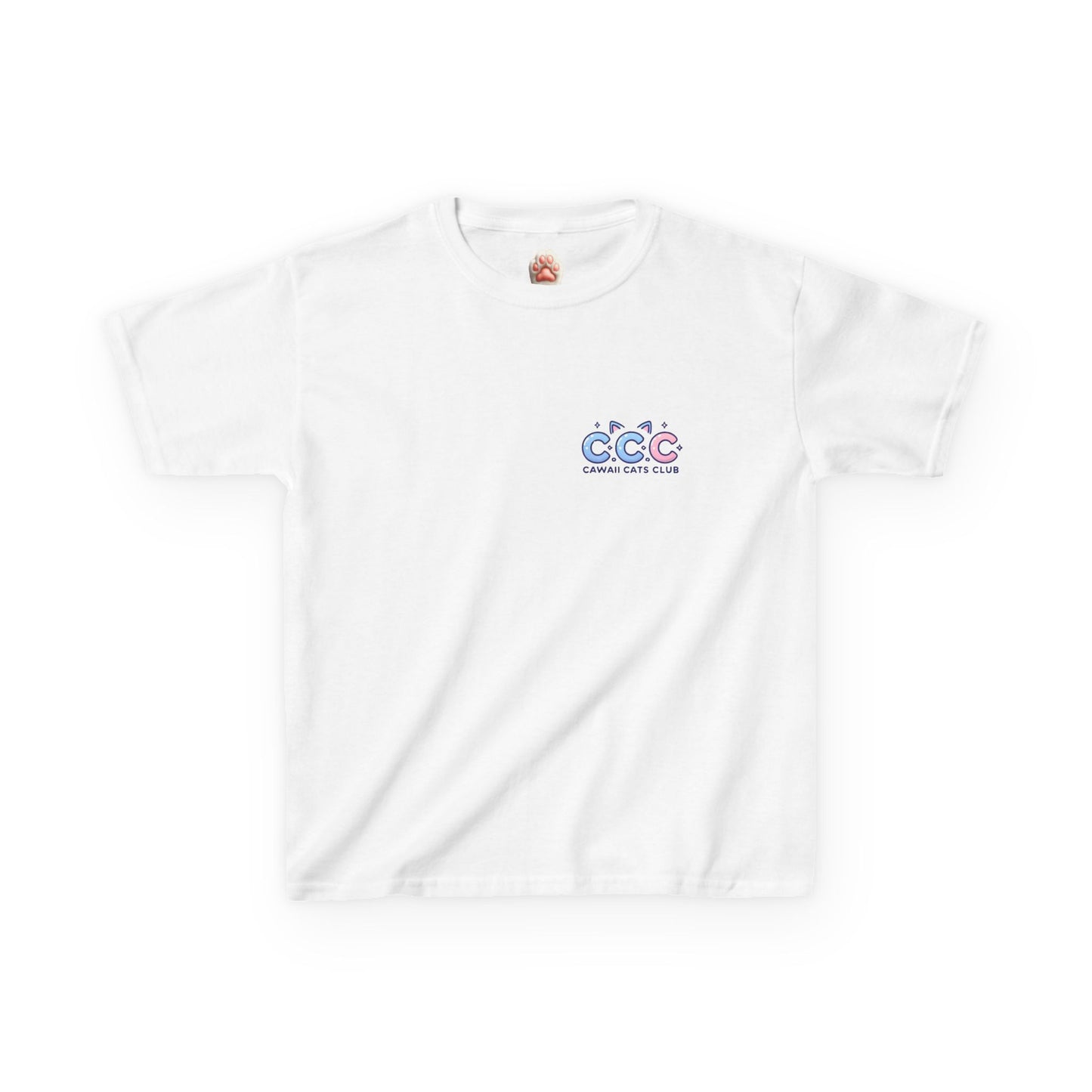 Cawaii Cats Club Kids Tee - Cute Cat Theme Cotton T-Shirt