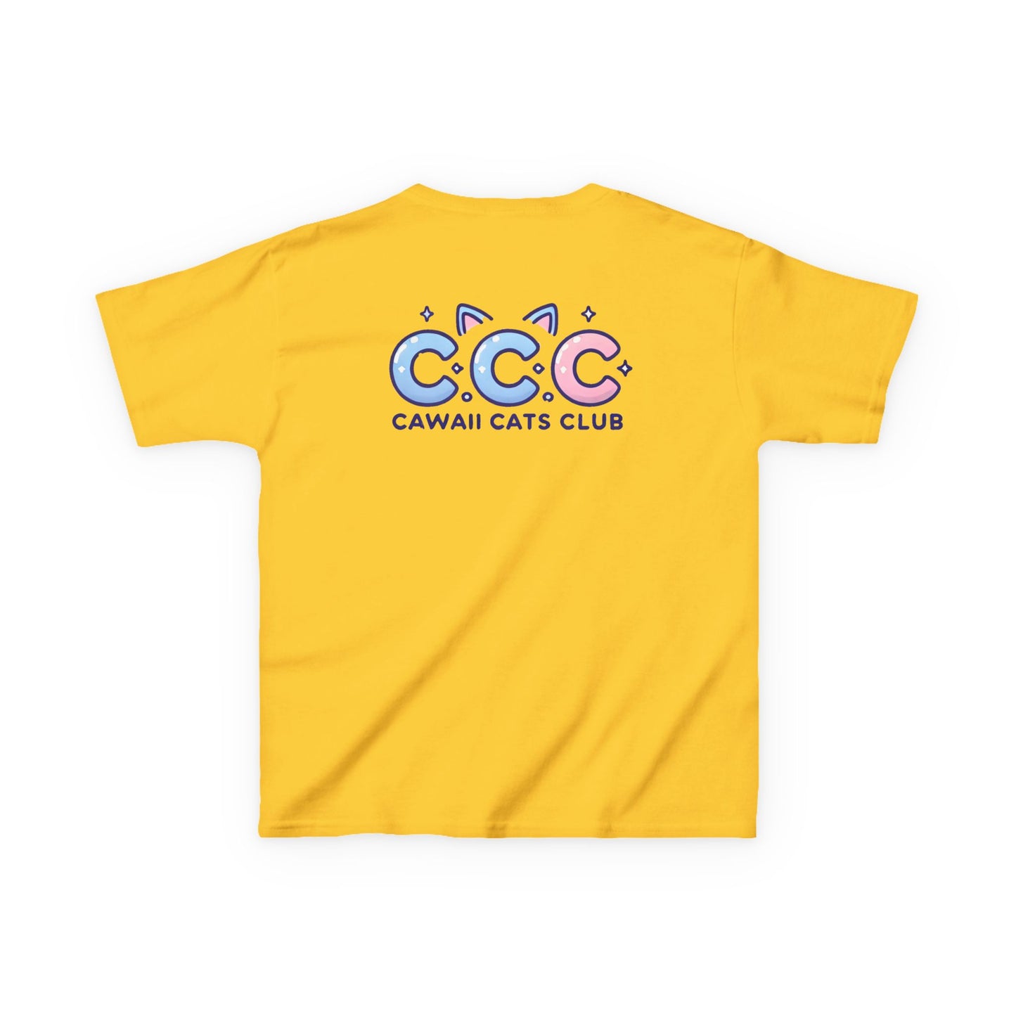 Cawaii Cats Club Kids Tee - Cute Cat Theme Cotton T-Shirt