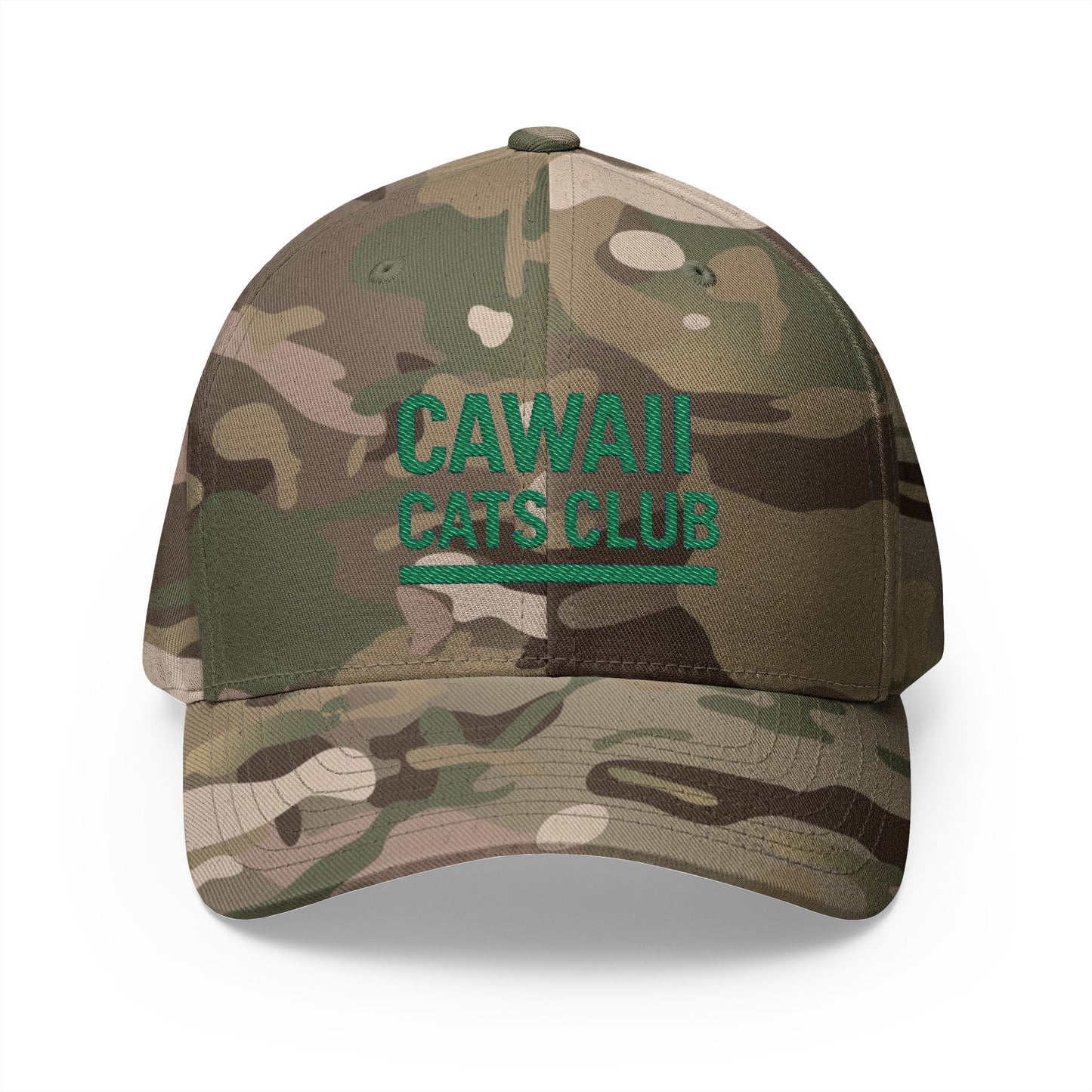Cawaii Cats Club Embroidered Cap - Cute Cat Lovers Hat