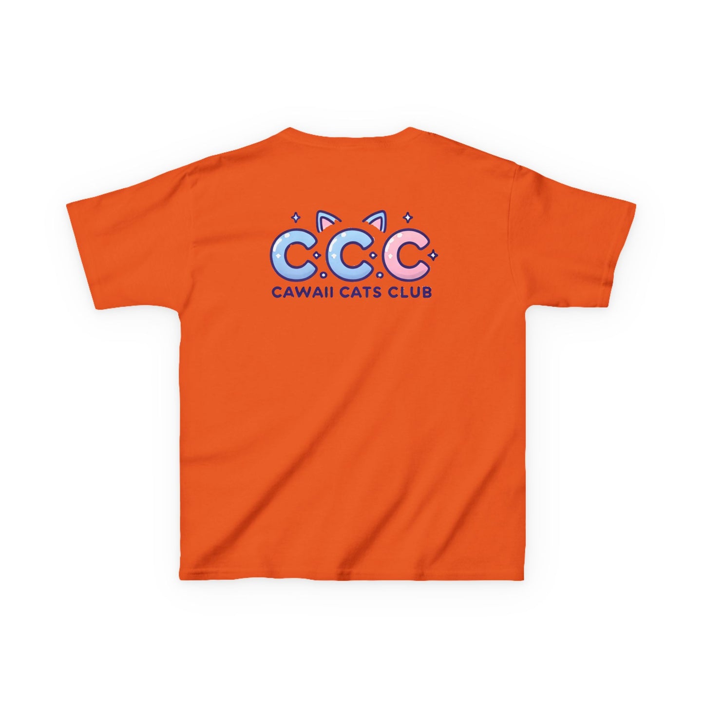 Cawaii Cats Club Kids Tee - Cute Cat Theme Cotton T-Shirt