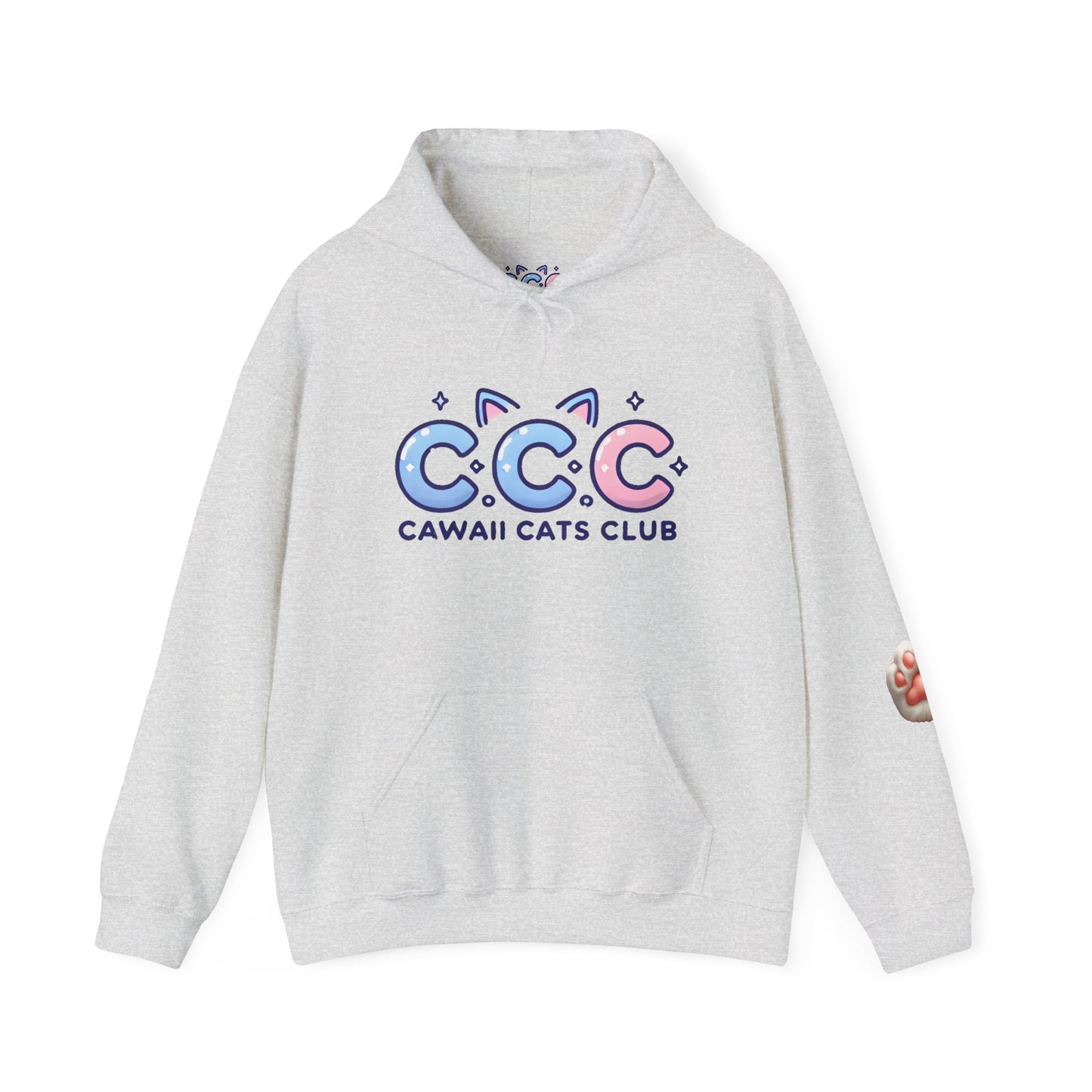 Cawaii Cats Club Hoodie – Cozy Unisex Sweatshirt for Cat Lovers