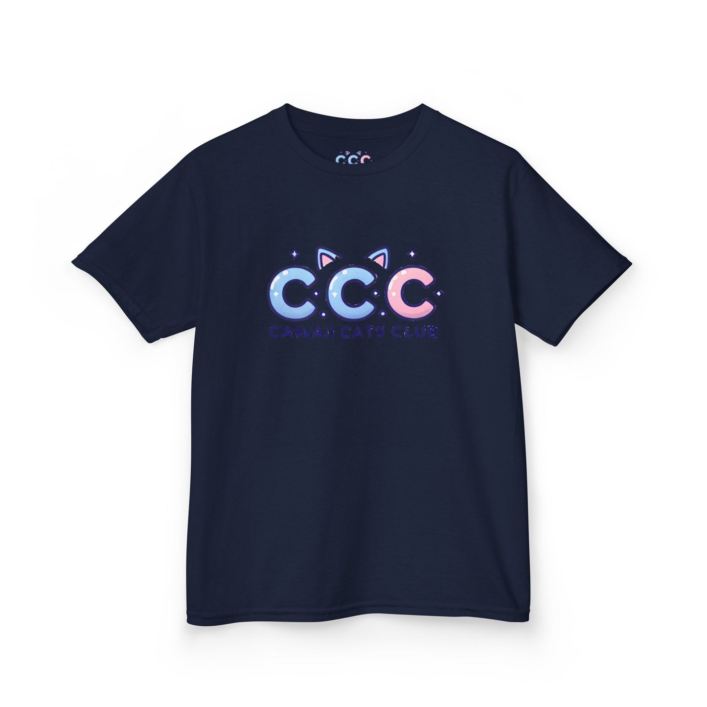 Cawaii Cats Club Kids Tee – Fun & Playful Cotton Shirt for Cat Lovers