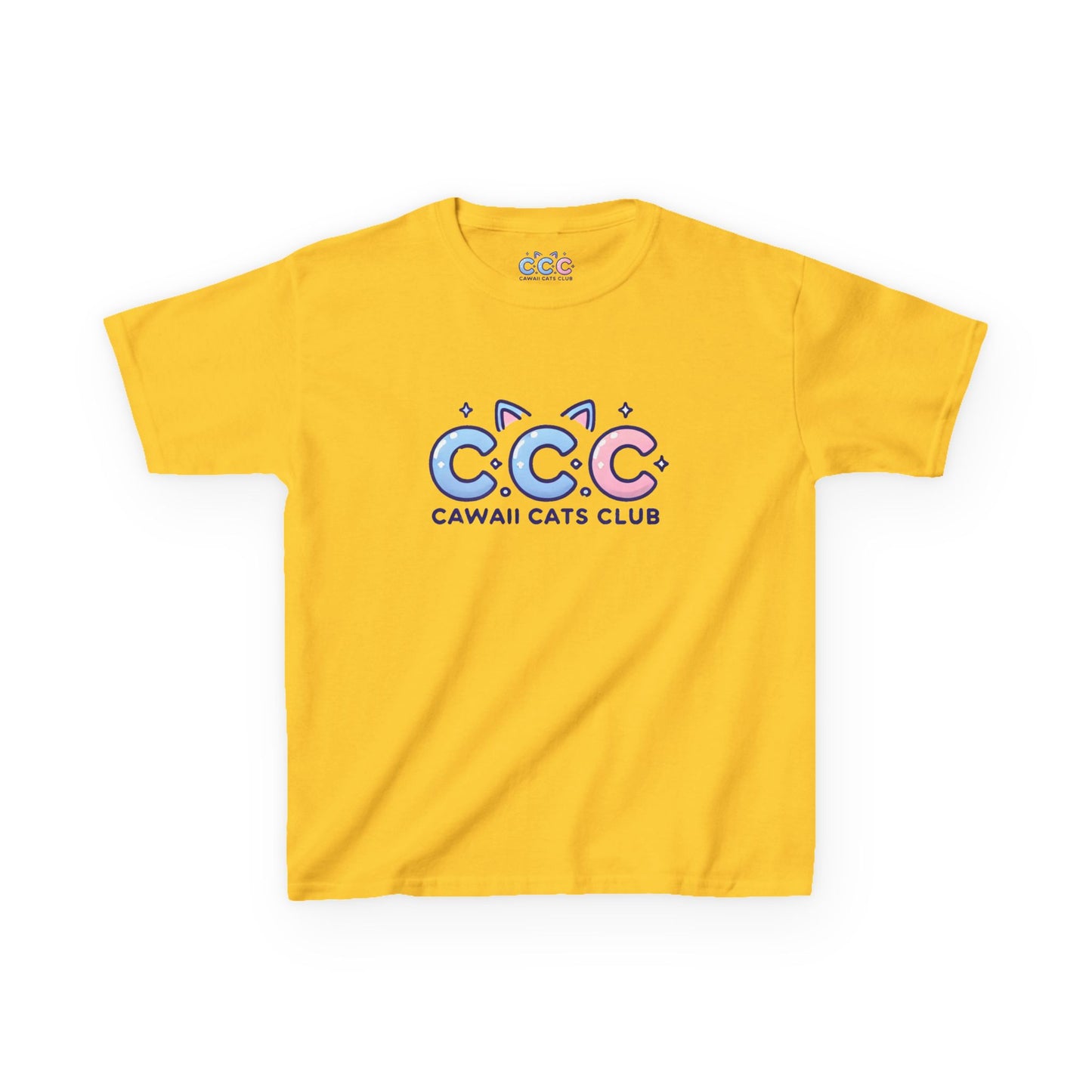 Cawaii Cats Club Kids Tee – Fun & Playful Cotton Shirt for Cat Lovers