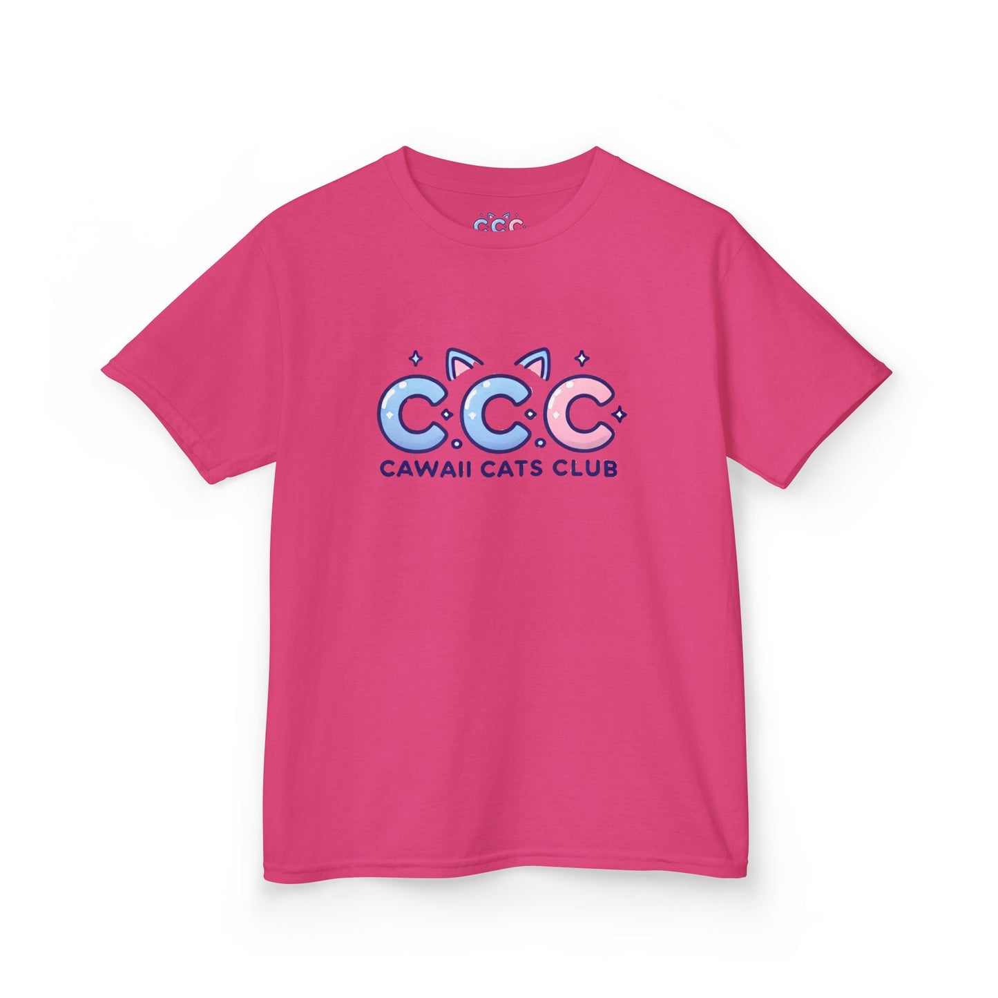 Cawaii Cats Club Kids Tee – Fun & Playful Cotton Shirt for Cat Lovers