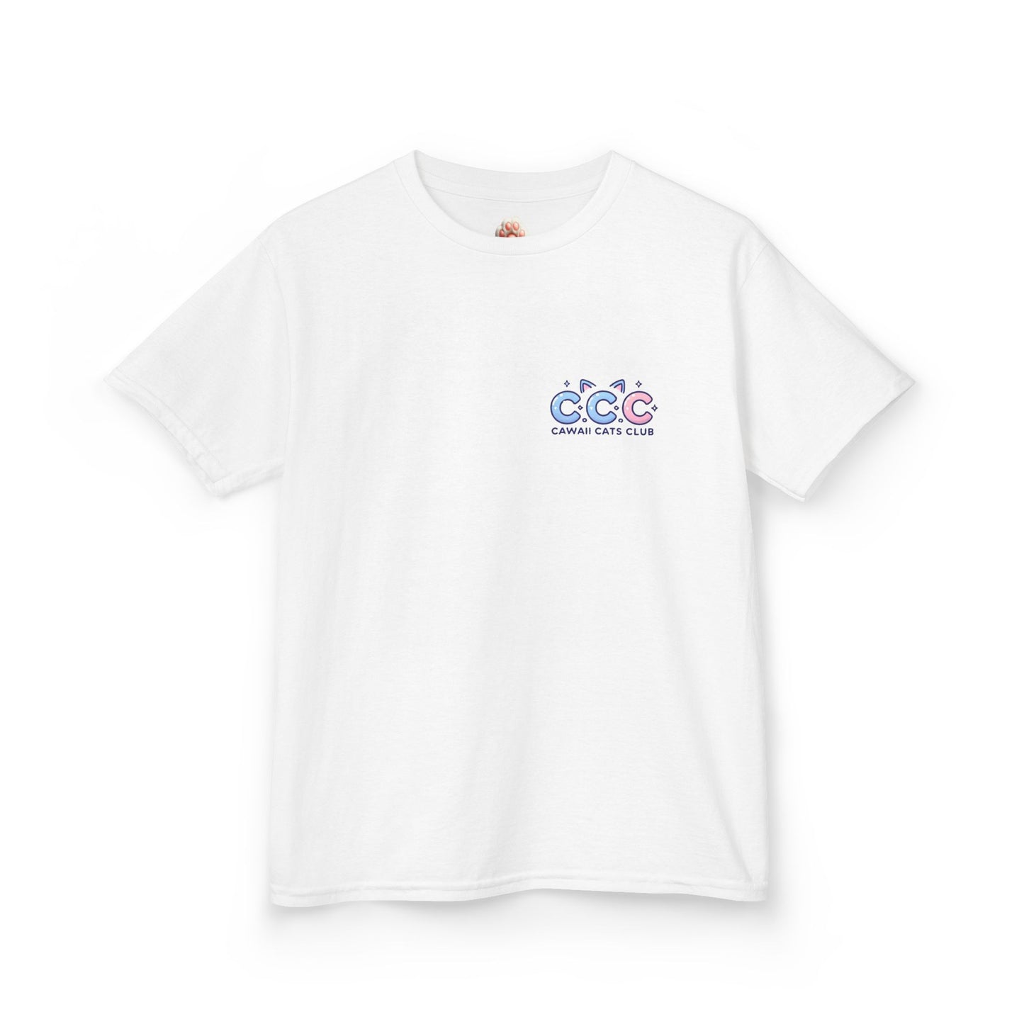 Cawaii Cats Club Kids Tee - Cute Cat Theme Cotton T-Shirt