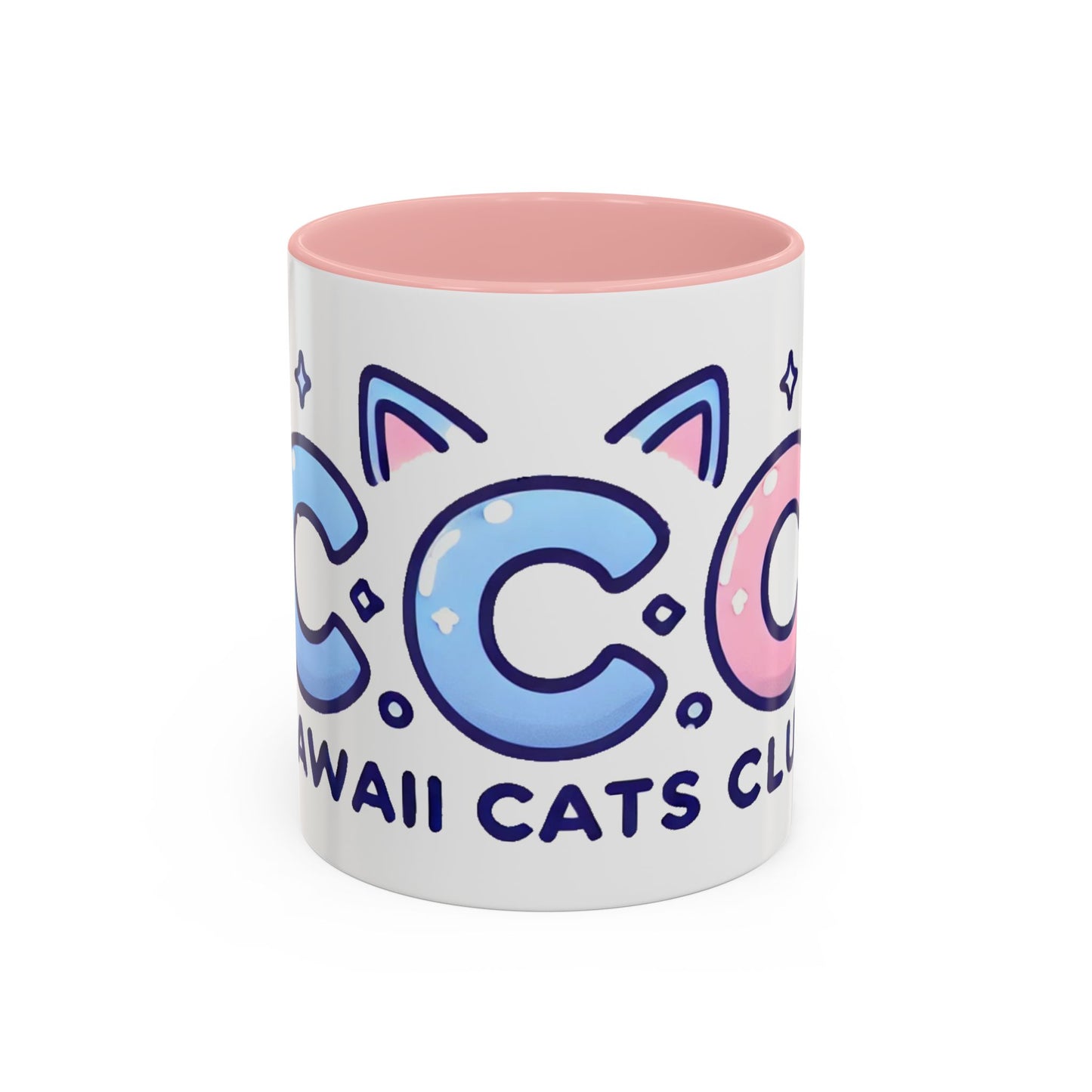 Cute Kawaii Cats Club Coffee Mug - Fun 11oz & 15oz Accent Mugs for Cat Lovers