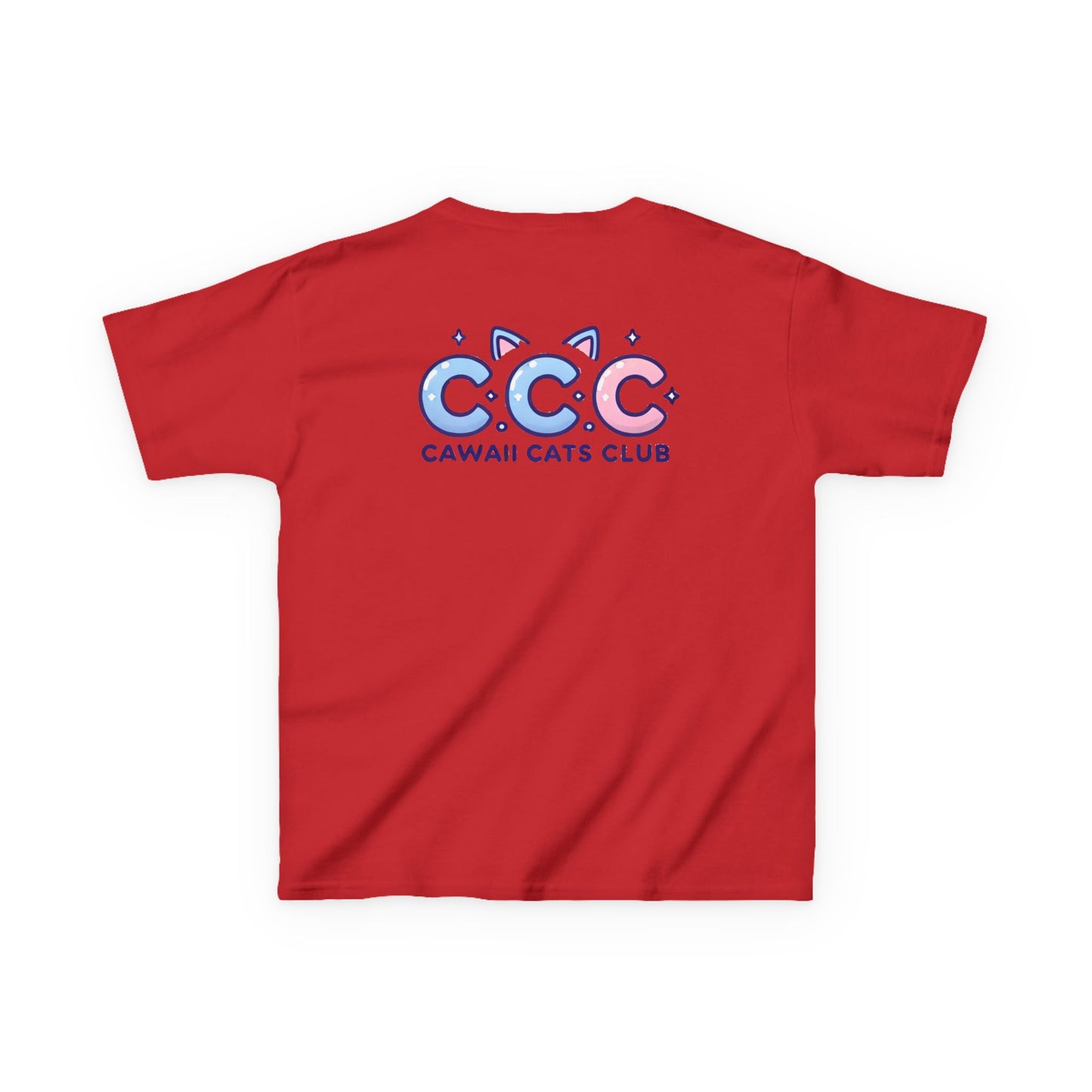 Cawaii Cats Club Kids Tee - Cute Cat Theme Cotton T-Shirt