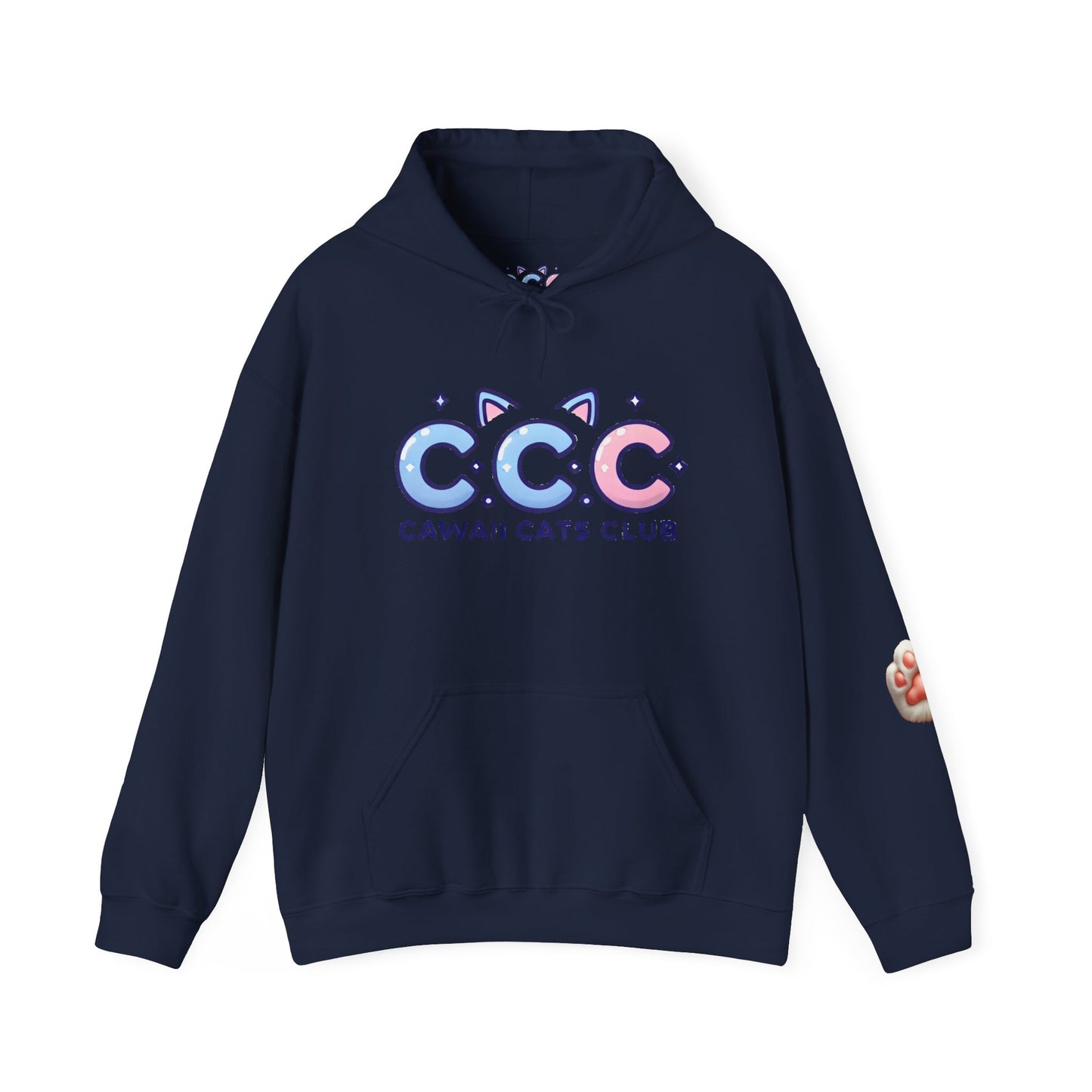 Cawaii Cats Club Hoodie – Cozy Unisex Sweatshirt for Cat Lovers