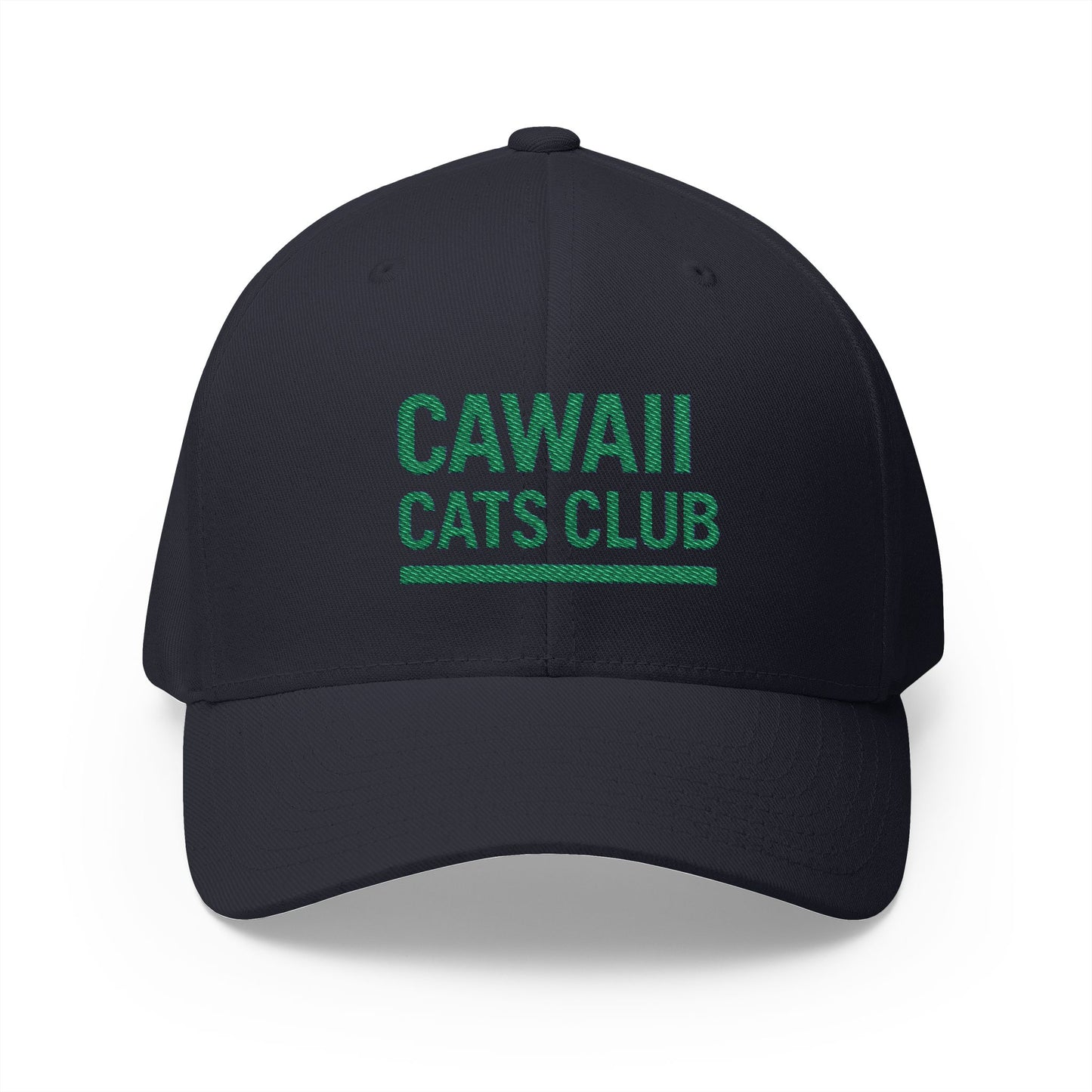 Cawaii Cats Club Embroidered Cap - Cute Cat Lovers Hat