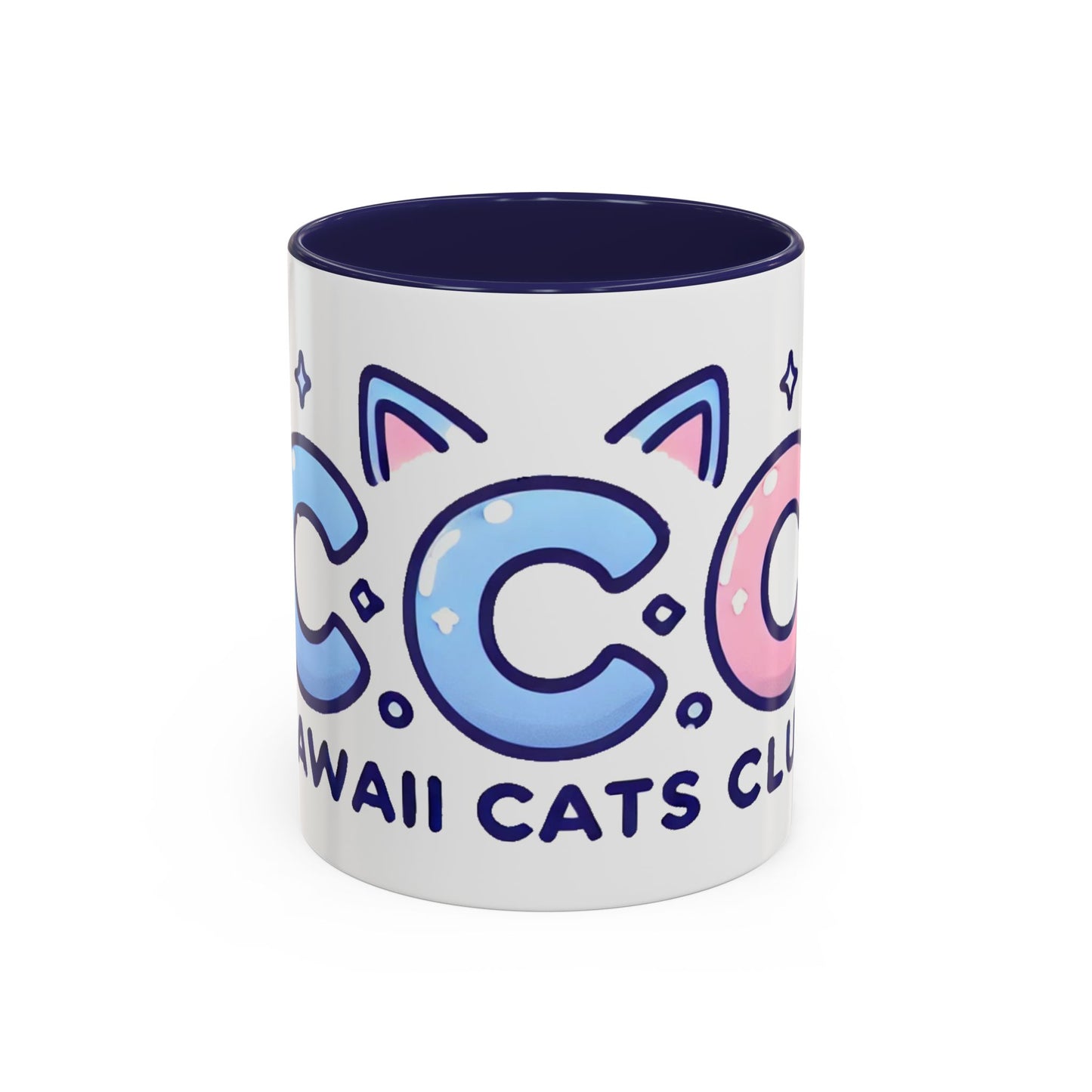 Cute Kawaii Cats Club Coffee Mug - Fun 11oz & 15oz Accent Mugs for Cat Lovers