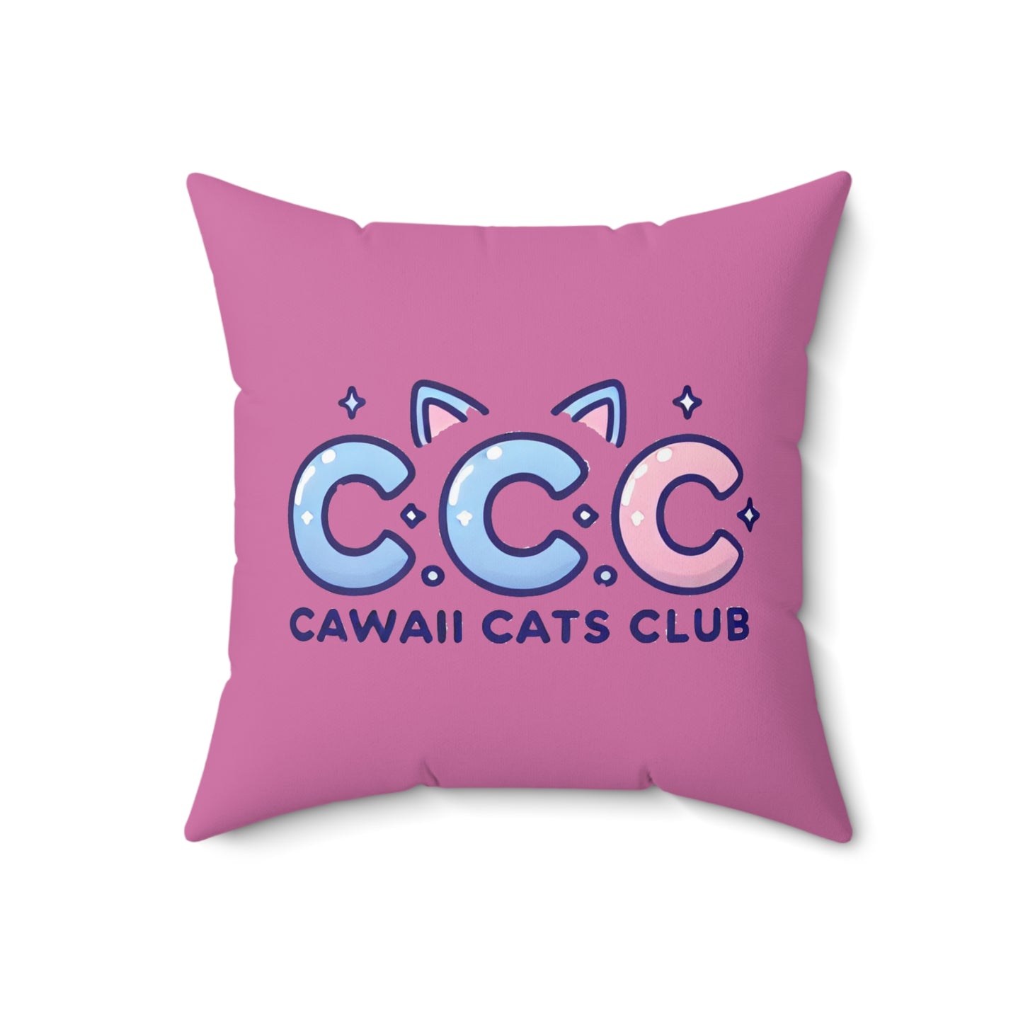 Cawaii Cats Club スクエア枕 | かわいい猫好きのインテリア