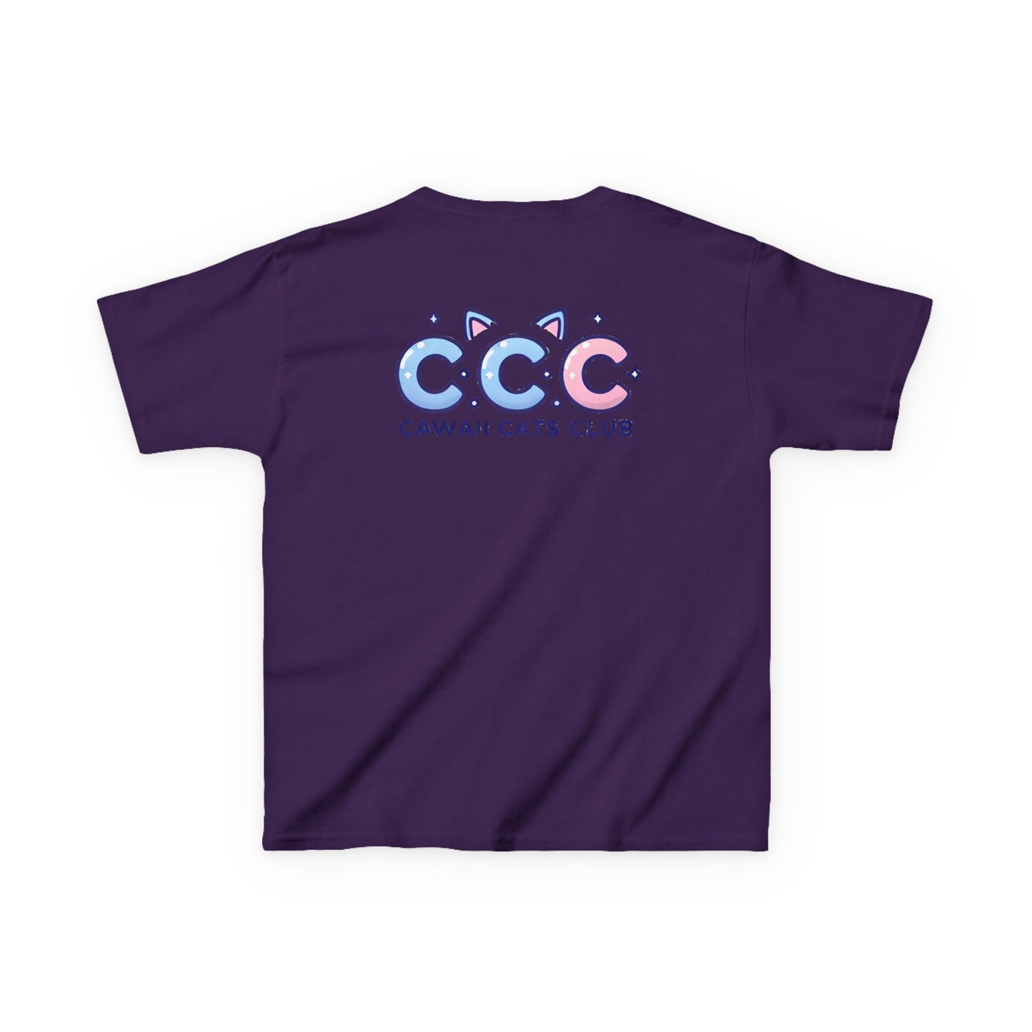 Cawaii Cats Club Kids Tee - Cute Cat Theme Cotton T-Shirt