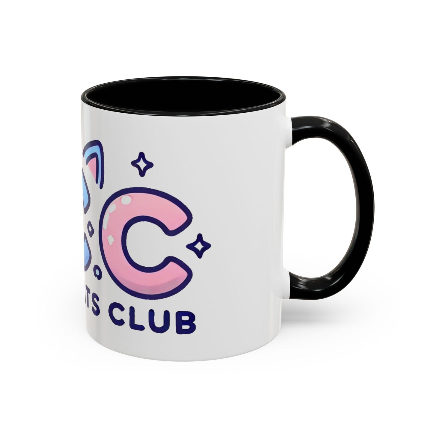 Cute Kawaii Cats Club Coffee Mug - Fun 11oz & 15oz Accent Mugs for Cat Lovers