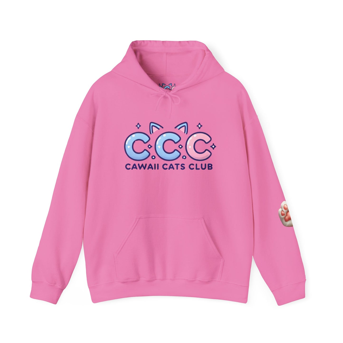 Cawaii Cats Club Hoodie – Cozy Unisex Sweatshirt for Cat Lovers