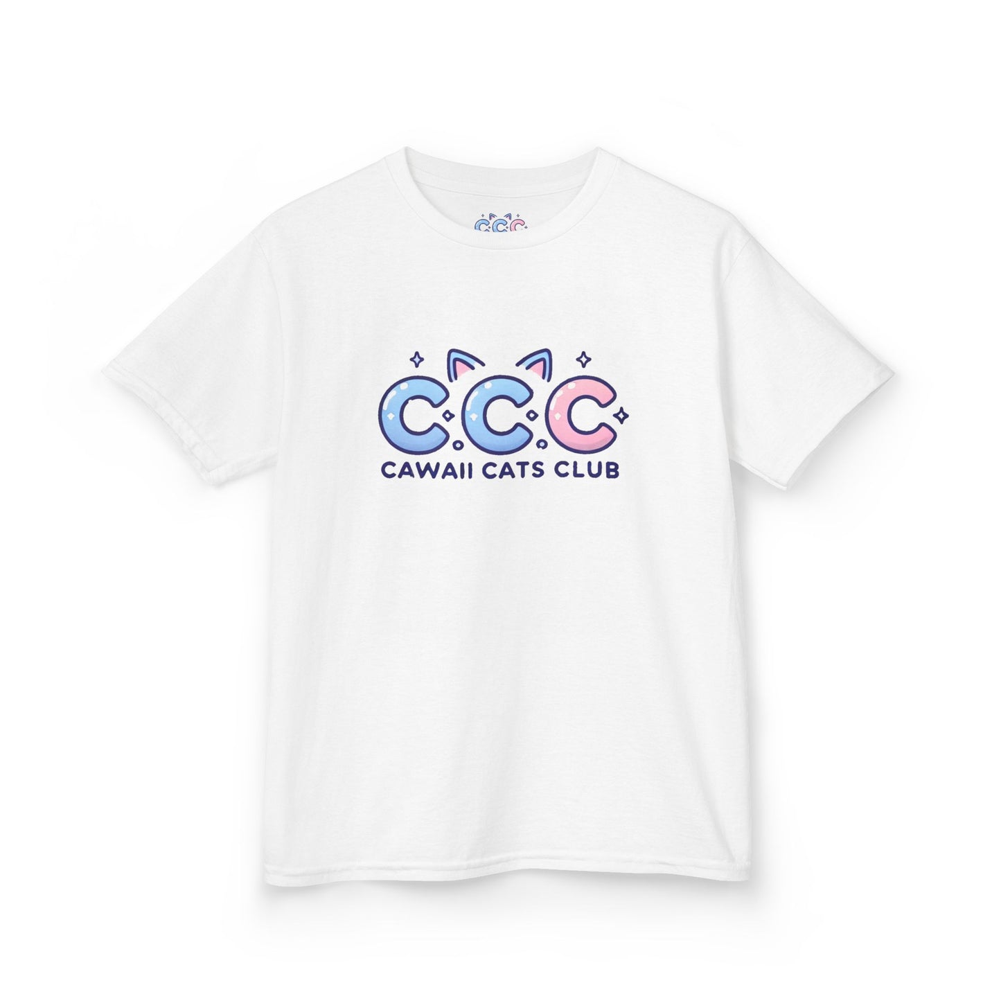 Cawaii Cats Club Kids Tee – Fun & Playful Cotton Shirt for Cat Lovers