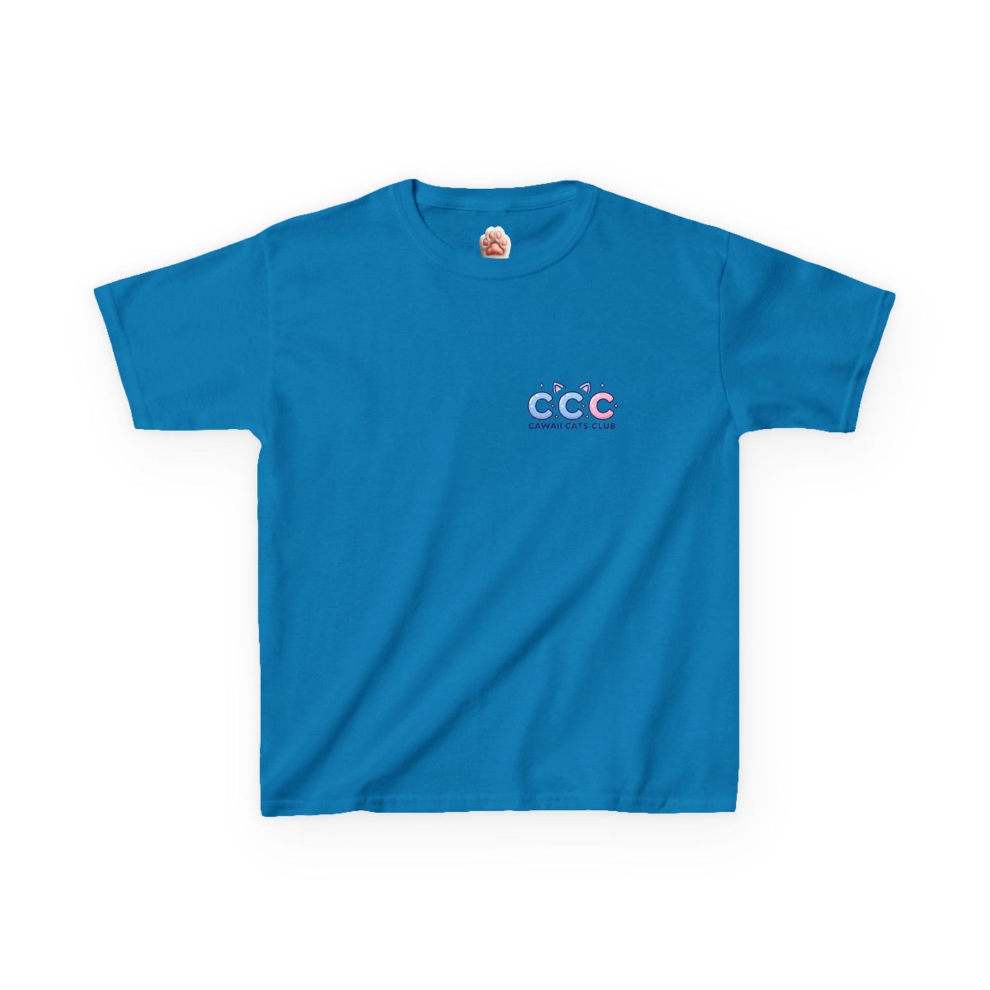 Cawaii Cats Club Kids Tee - Cute Cat Theme Cotton T-Shirt