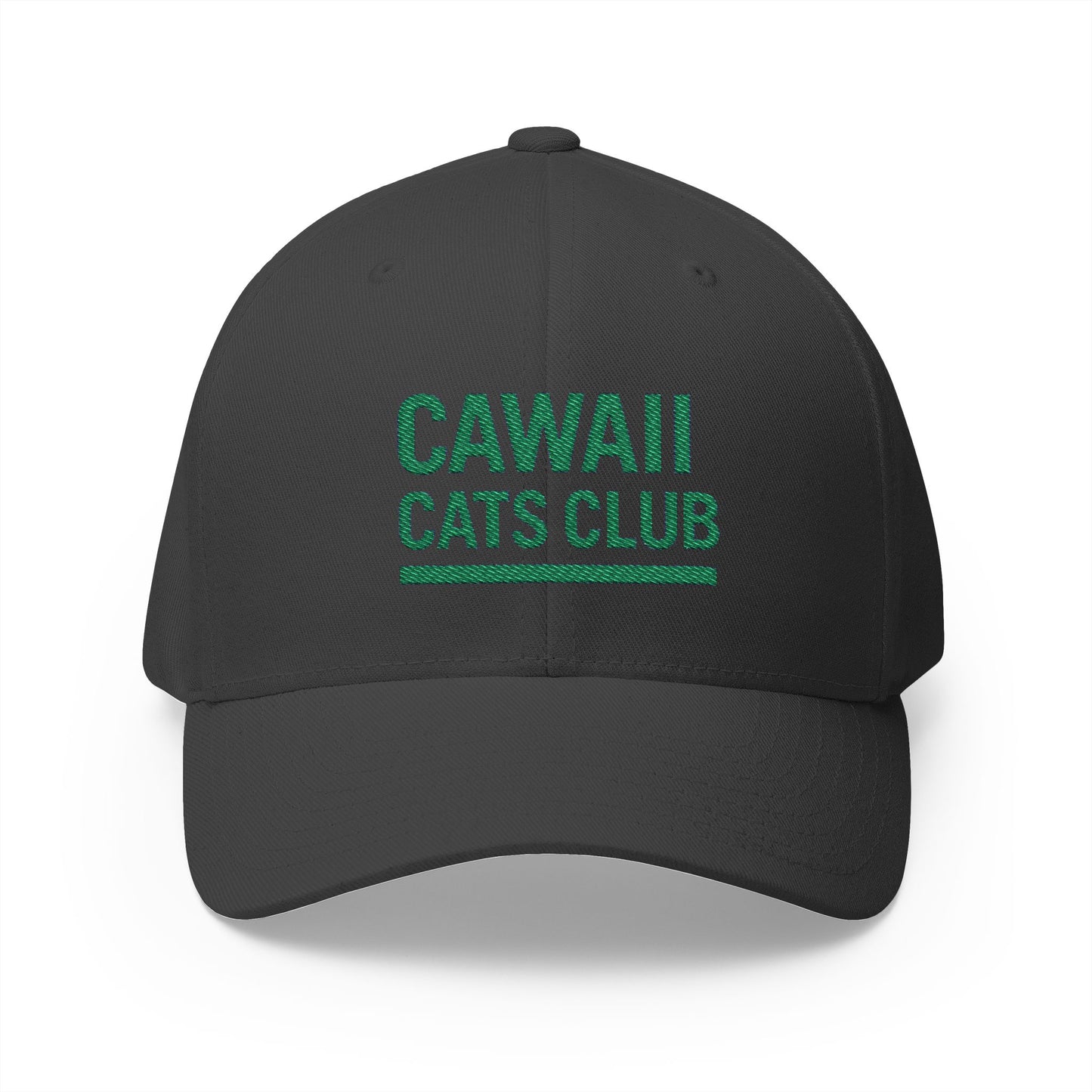 Cawaii Cats Club Embroidered Cap - Cute Cat Lovers Hat