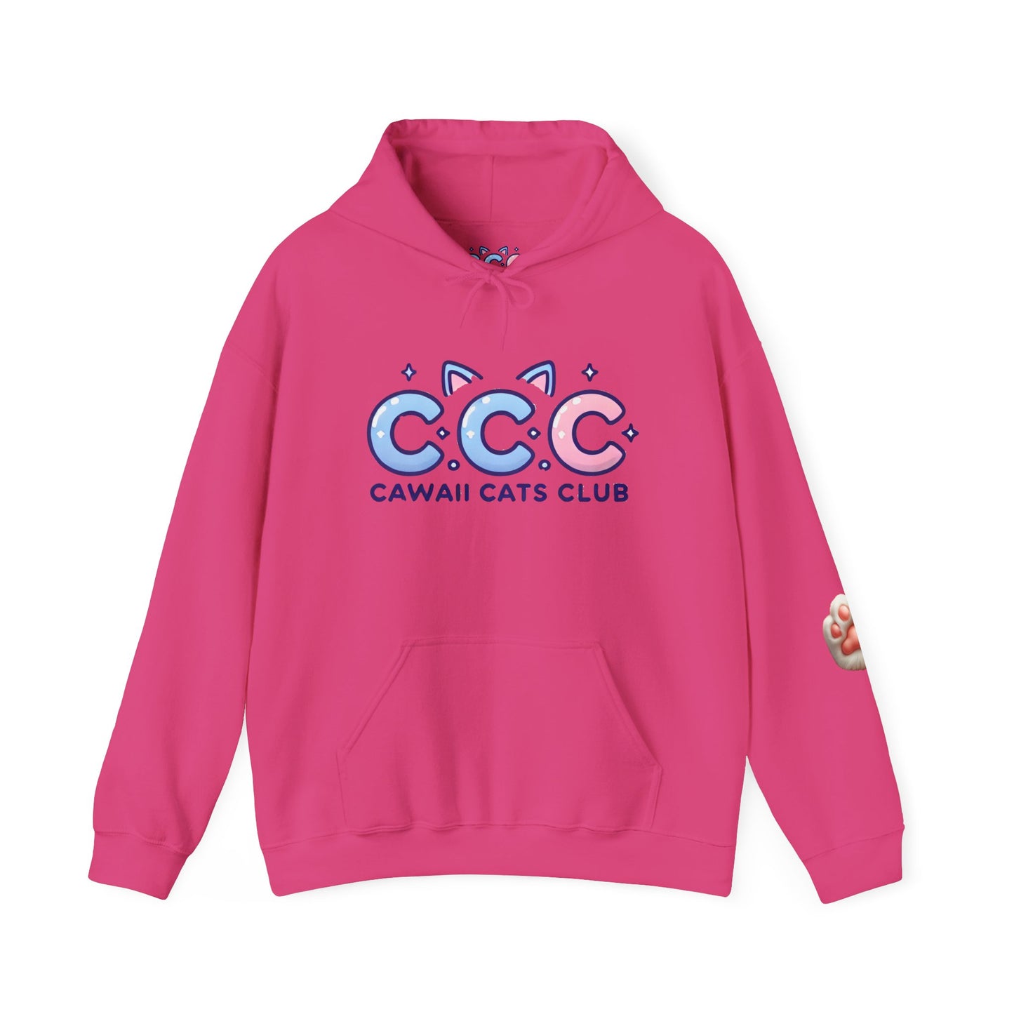 Cawaii Cats Club Hoodie – Cozy Unisex Sweatshirt for Cat Lovers