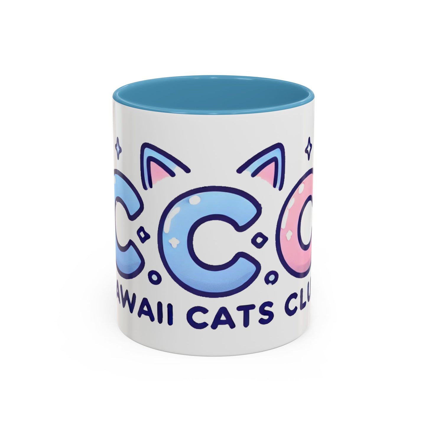 Cute Kawaii Cats Club Coffee Mug - Fun 11oz & 15oz Accent Mugs for Cat Lovers