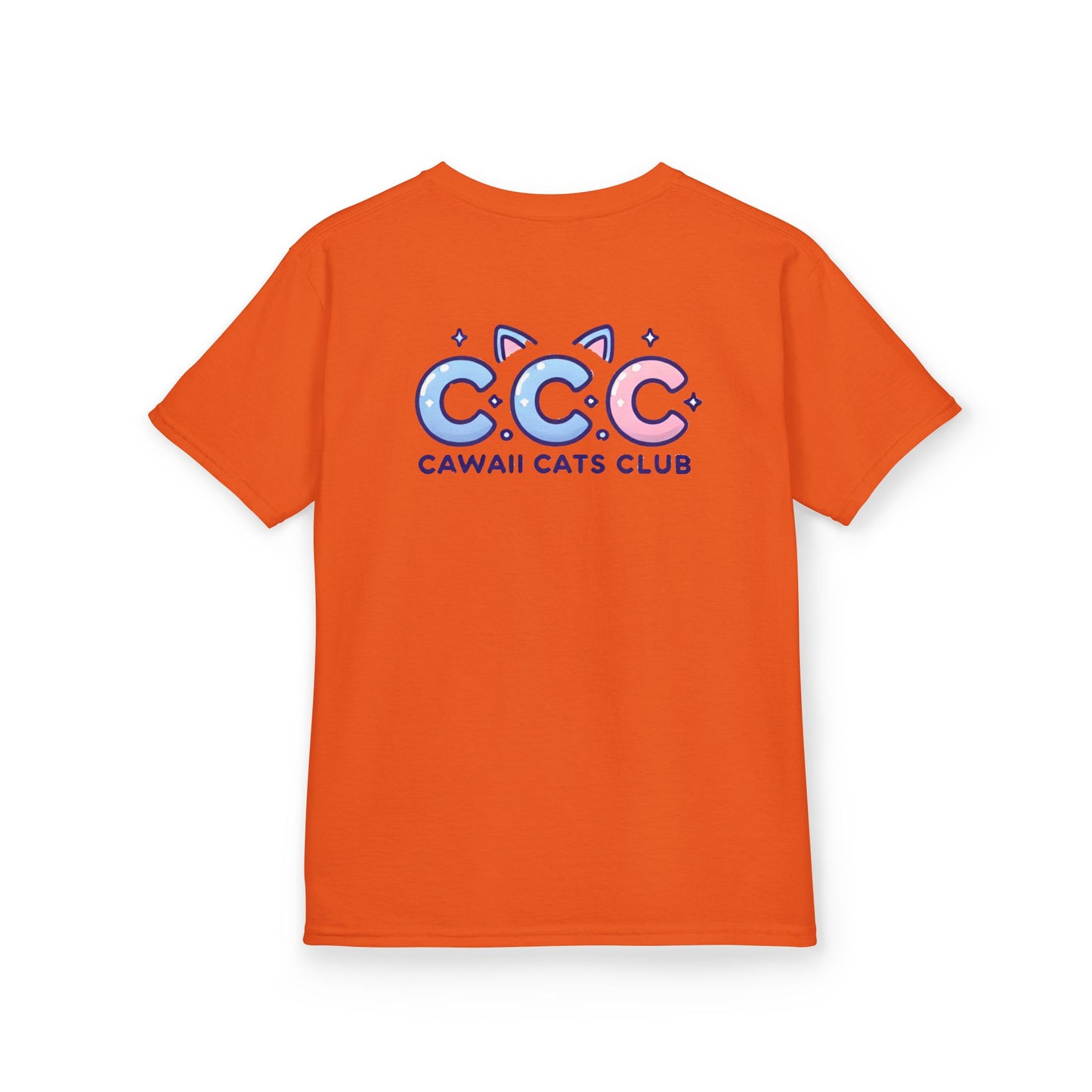 Cawaii Cats Club Kids Tee - Cute Cat Theme Cotton T-Shirt