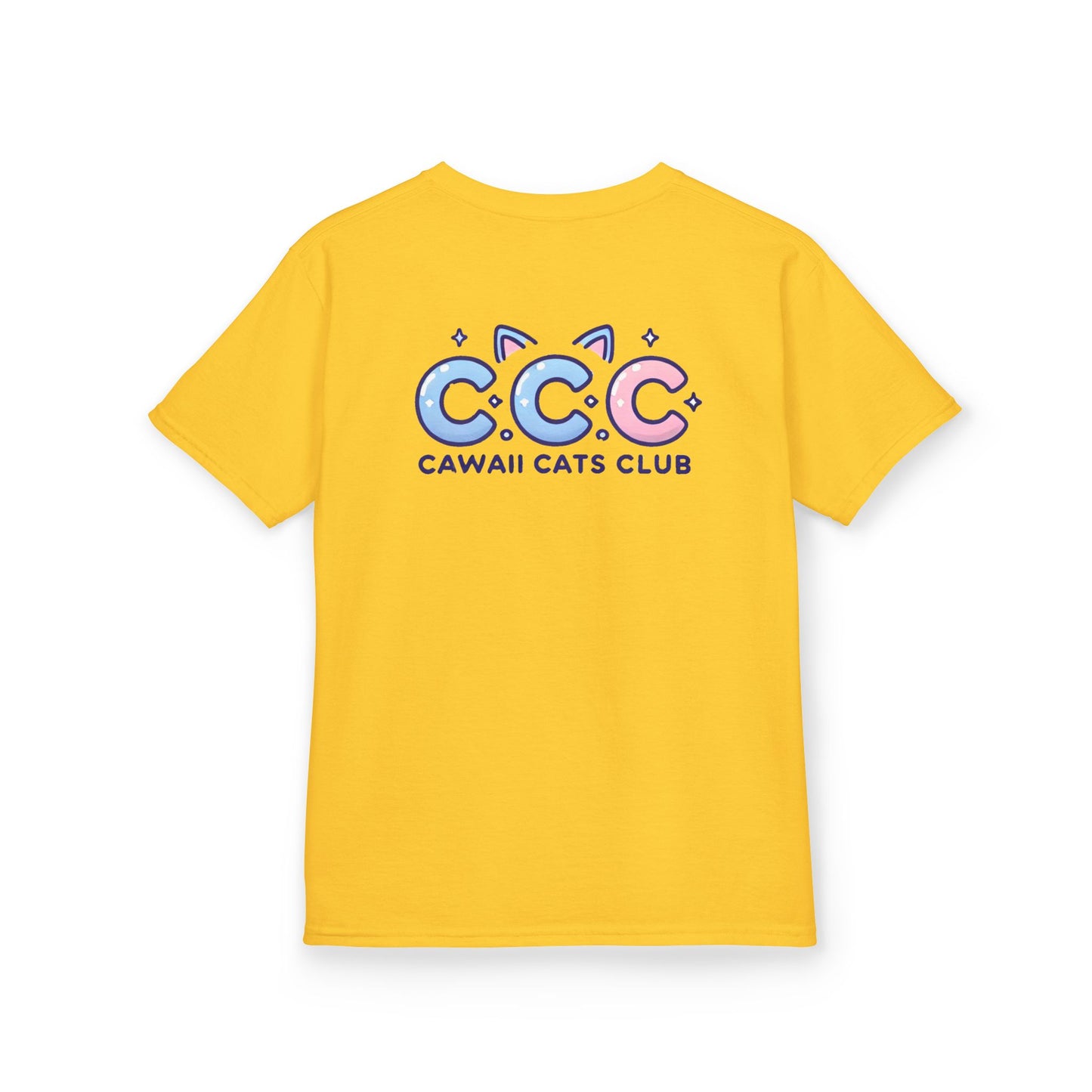 Cawaii Cats Club Kids Tee - Cute Cat Theme Cotton T-Shirt