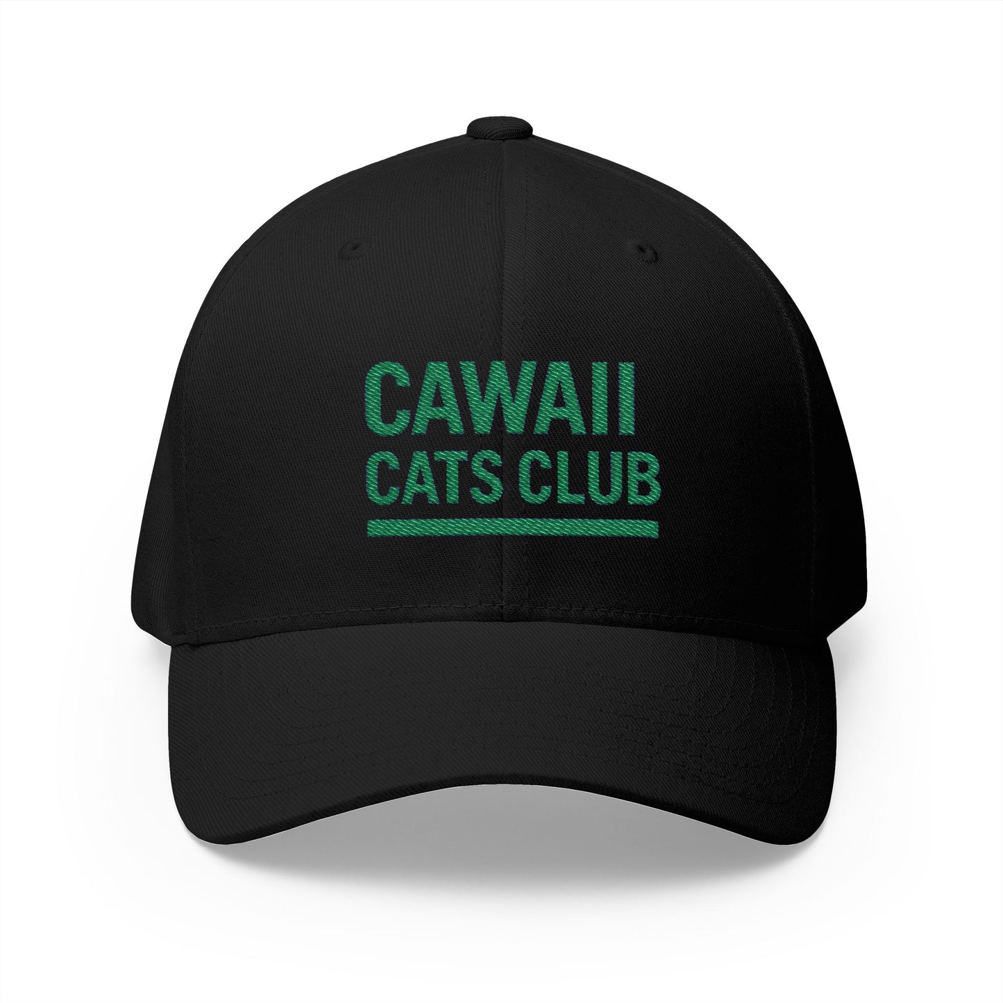 Cawaii Cats Club Embroidered Cap - Cute Cat Lovers Hat