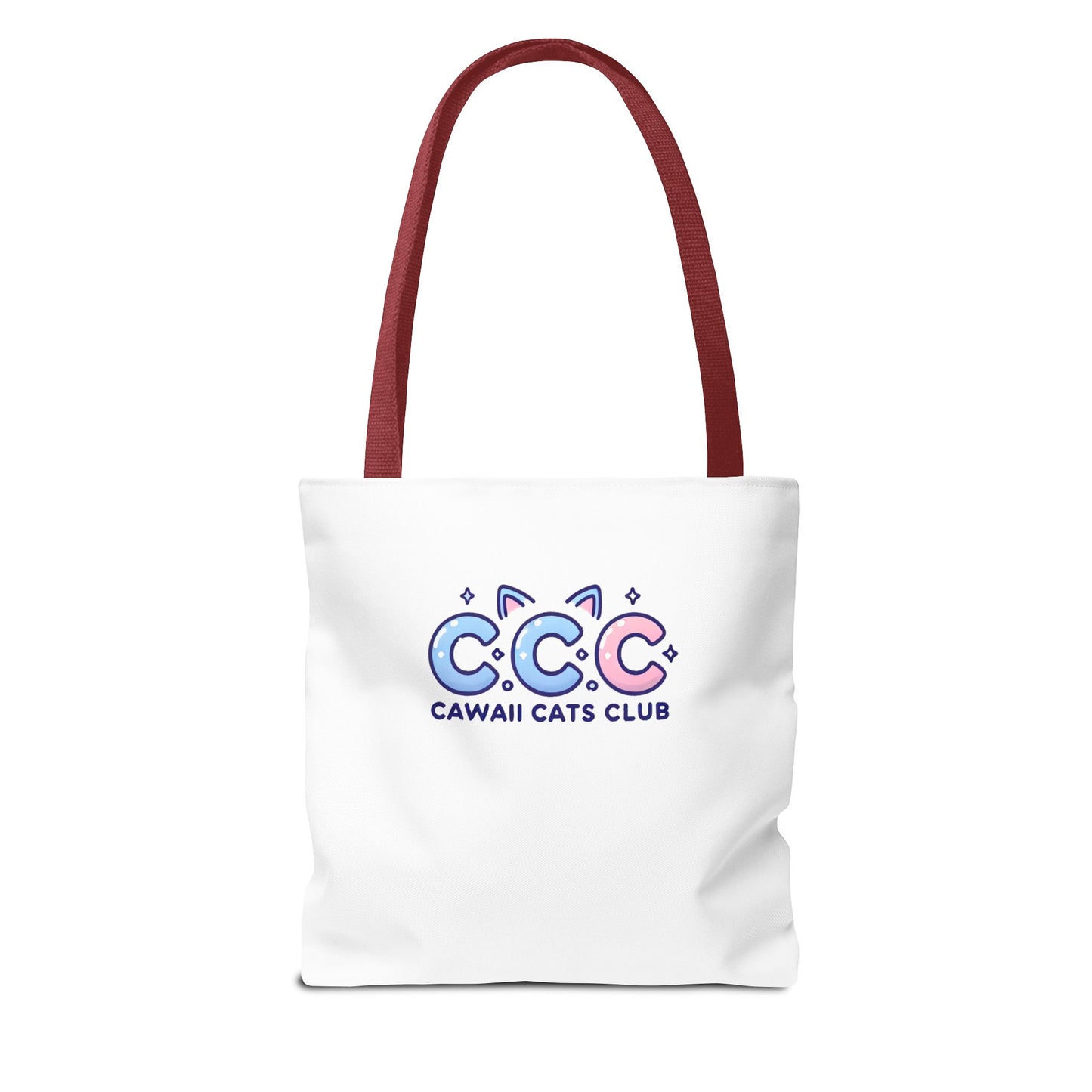 Cawaii Cats Club Tote Bag - Cute Cat Lover's Carryall