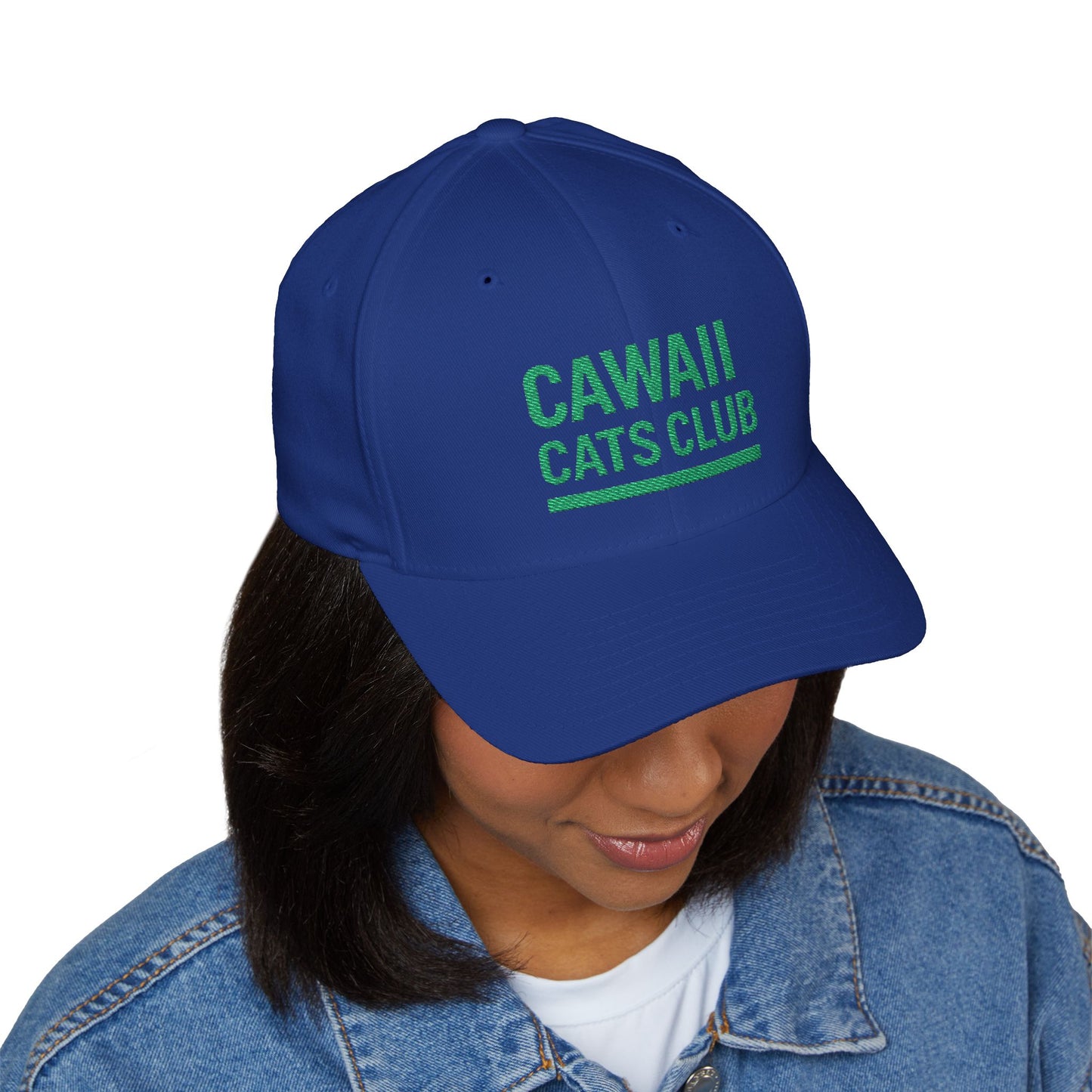 Cawaii Cats Club Embroidered Cap - Cute Cat Lovers Hat