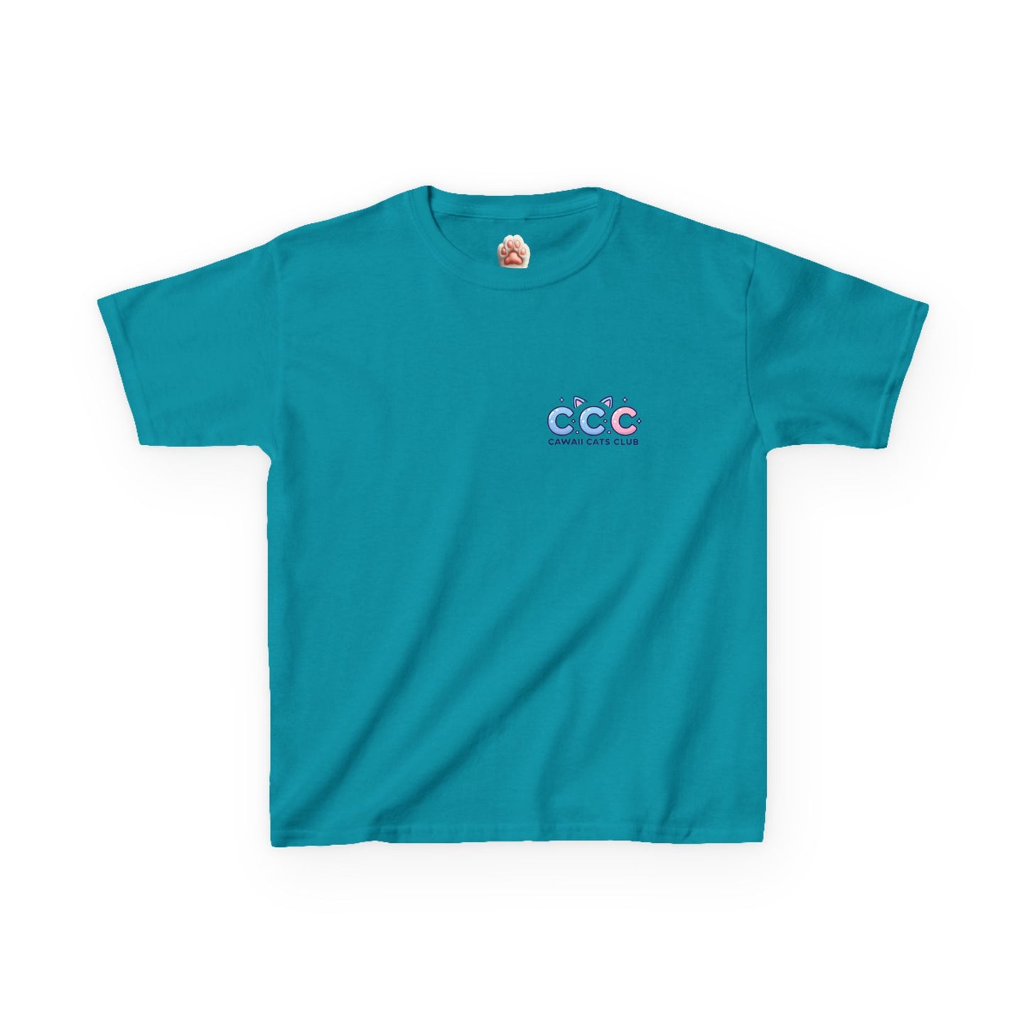 Cawaii Cats Club Kids Tee - Cute Cat Theme Cotton T-Shirt