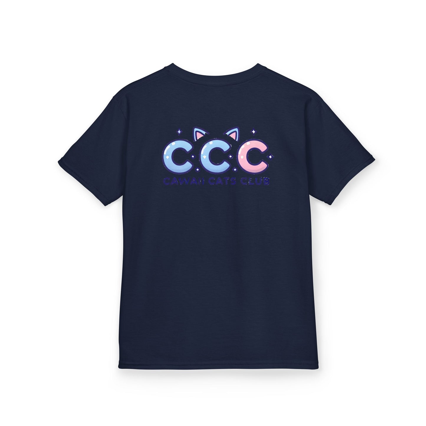 Cawaii Cats Club Kids Tee - Cute Cat Theme Cotton T-Shirt