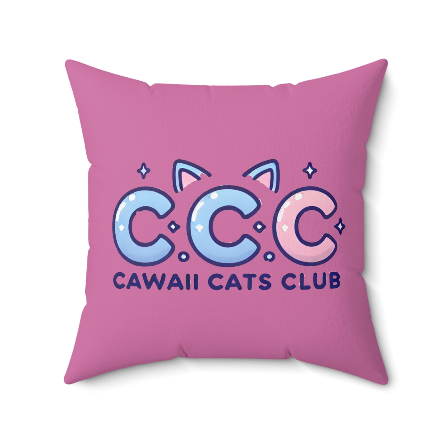 Cawaii Cats Club スクエア枕 | かわいい猫好きのインテリア