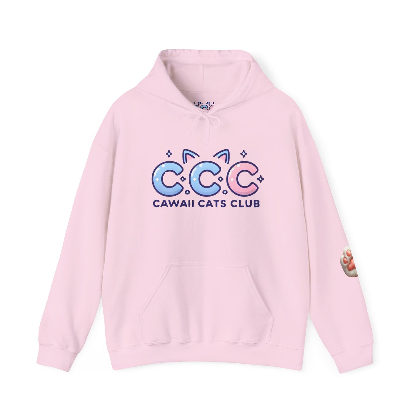 Cawaii Cats Club Hoodie – Cozy Unisex Sweatshirt for Cat Lovers