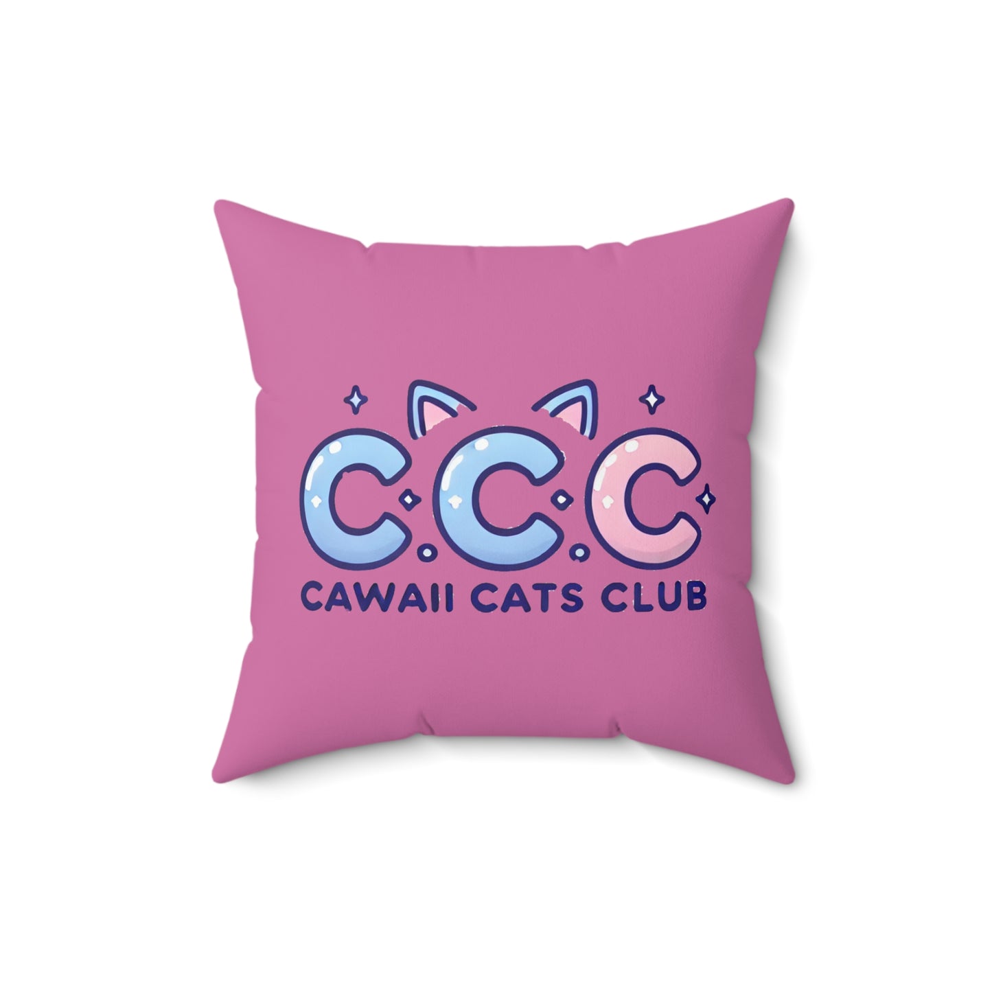 Cawaii Cats Club スクエア枕 | かわいい猫好きのインテリア