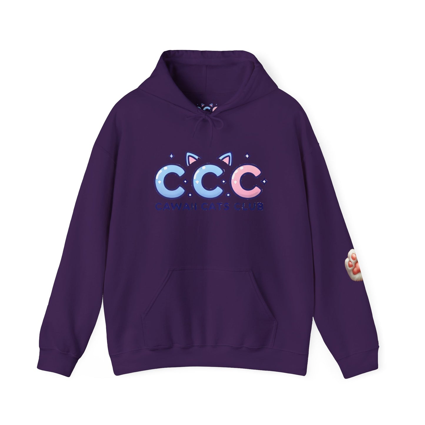 Cawaii Cats Club Hoodie – Cozy Unisex Sweatshirt for Cat Lovers