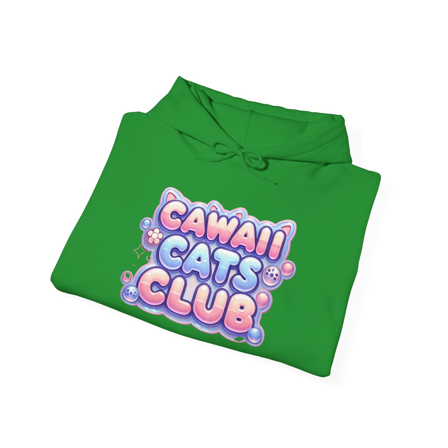 Cawaii Cats Club Hoodie - Cozy Unisex Heavy Blend Sweatshirt for Cat Lovers