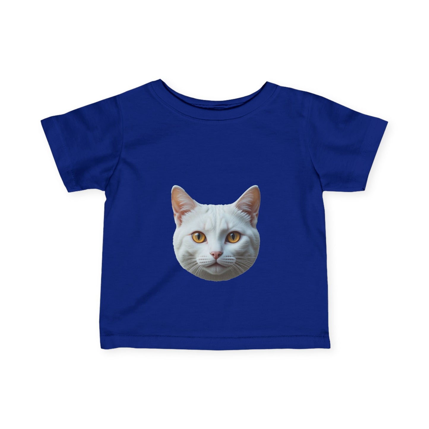 Cute Cat Face Infant Tee - Adorable Baby T-Shirt for Cat Lovers