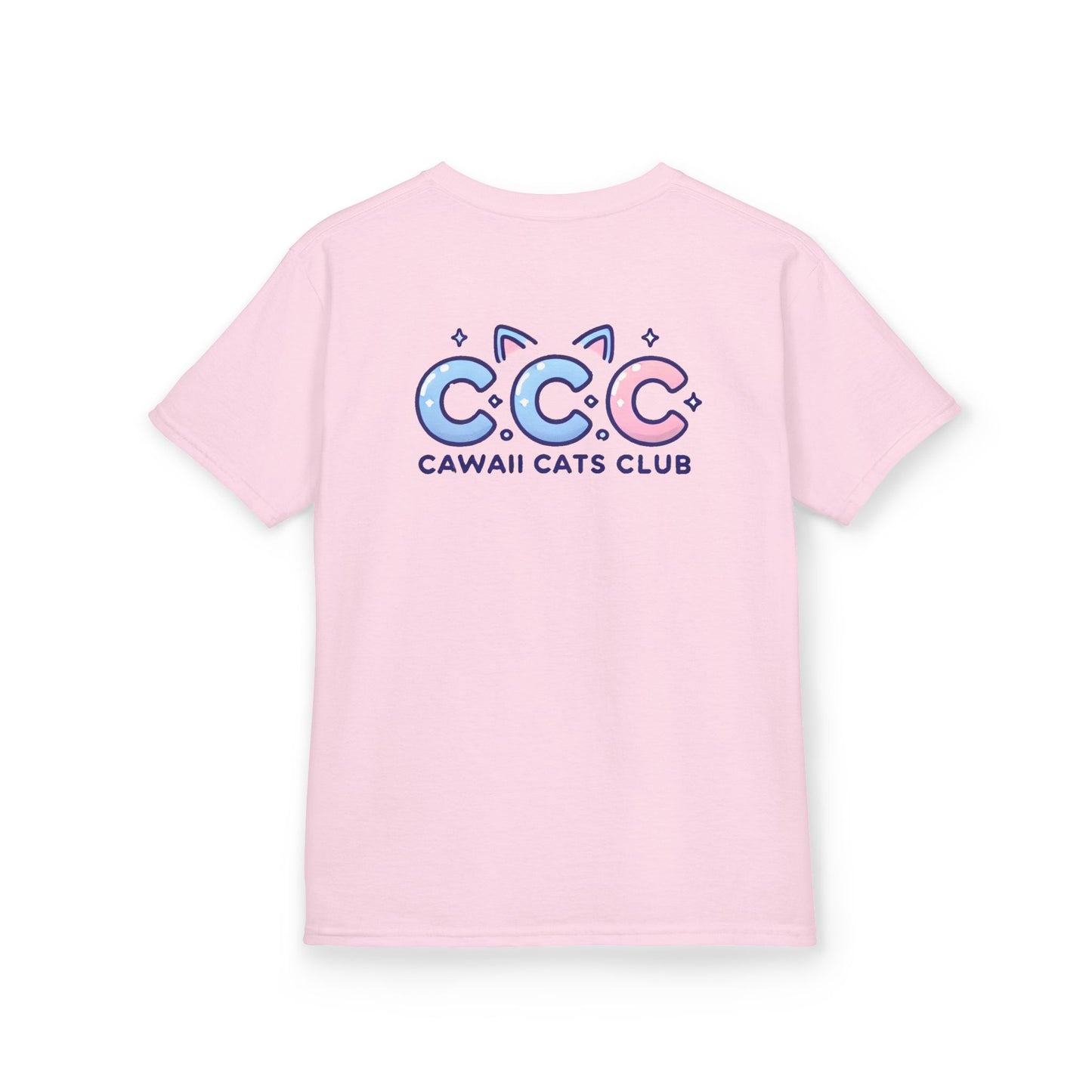 Cawaii Cats Club Kids Tee - Cute Cat Theme Cotton T-Shirt